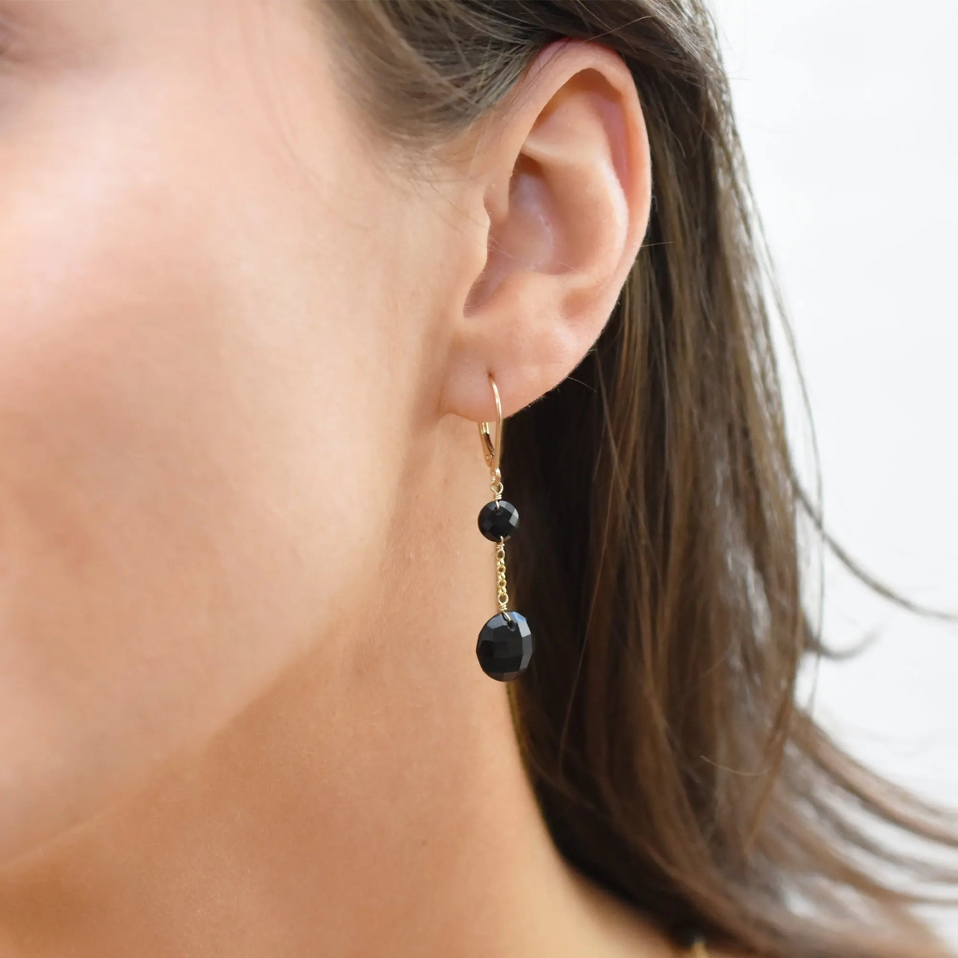 Francis Black Onyx Earrings Jewelmak Shop