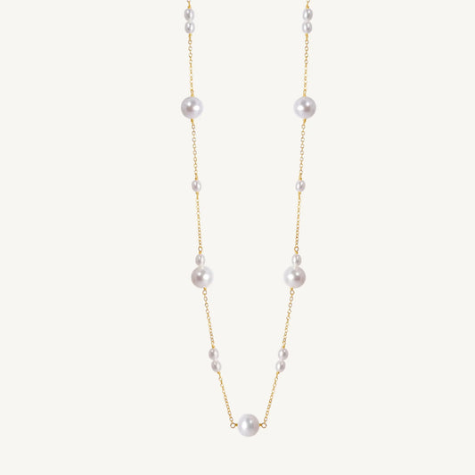 Inez Pearl Necklace Jewelmak Shop