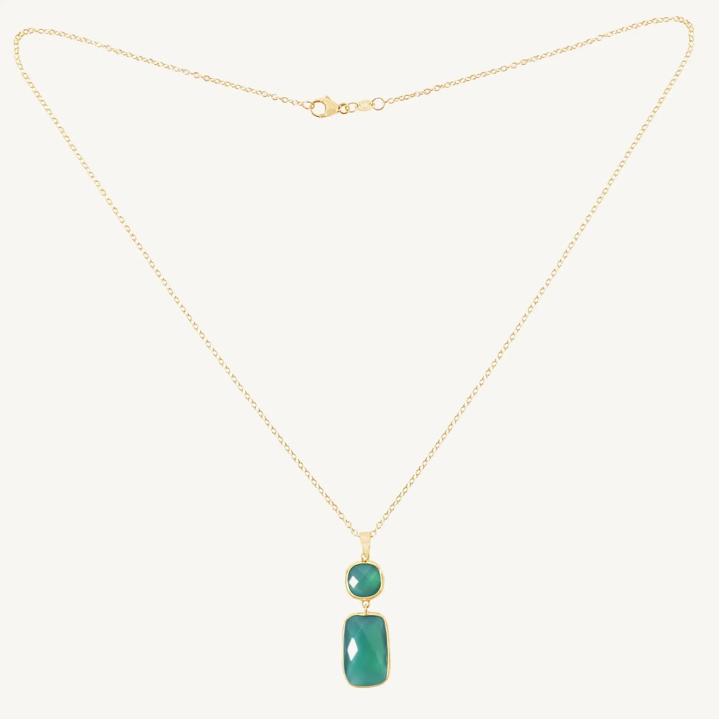 Alora Green Onyx Necklace Jewelmak Shop