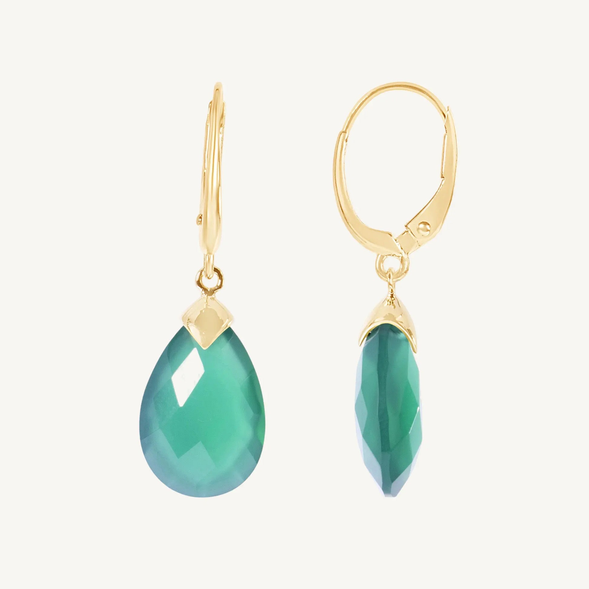 Amabella Green Onyx Earrings Jewelmak Shop