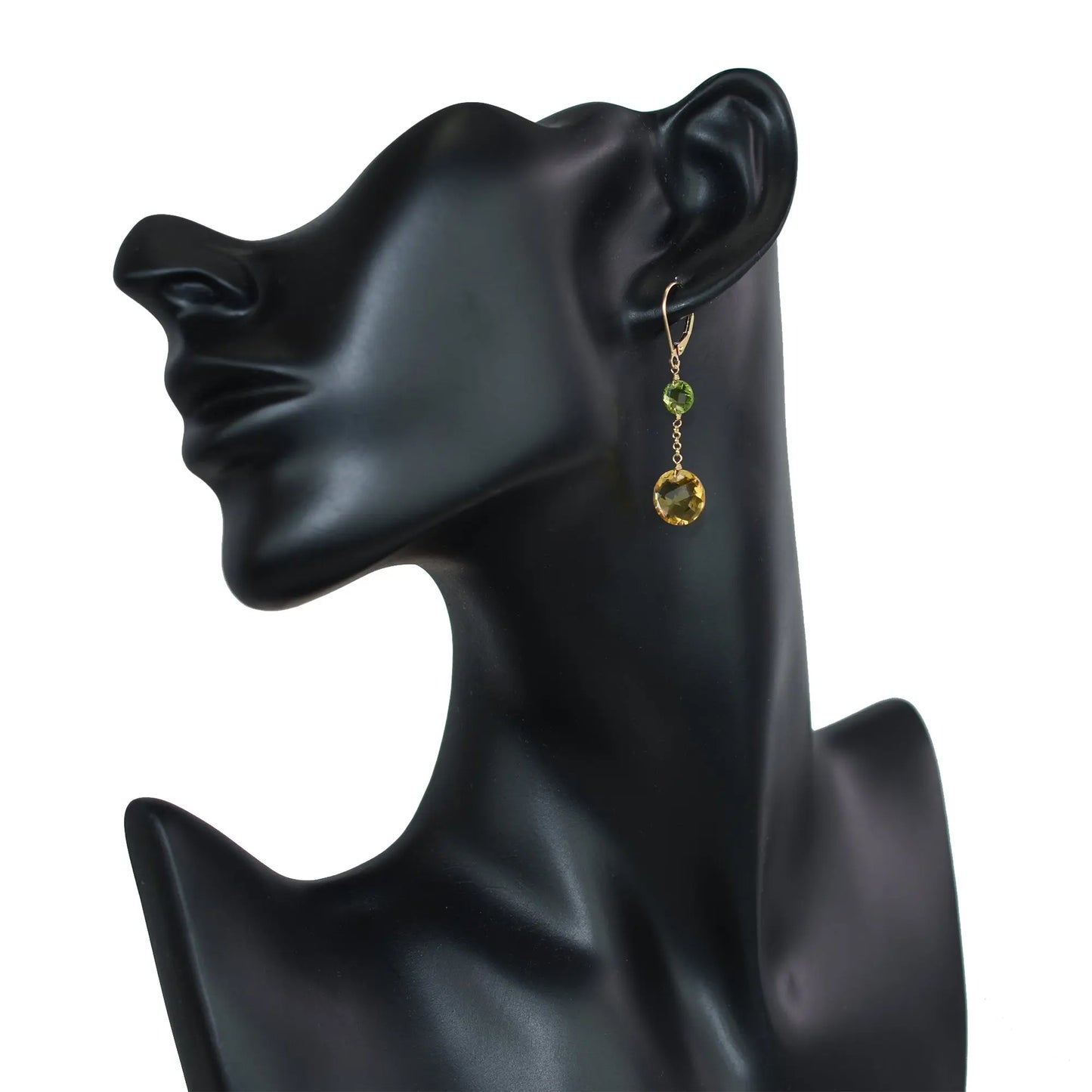 Amalia Peridot & Citrine Earrings Jewelmak Shop