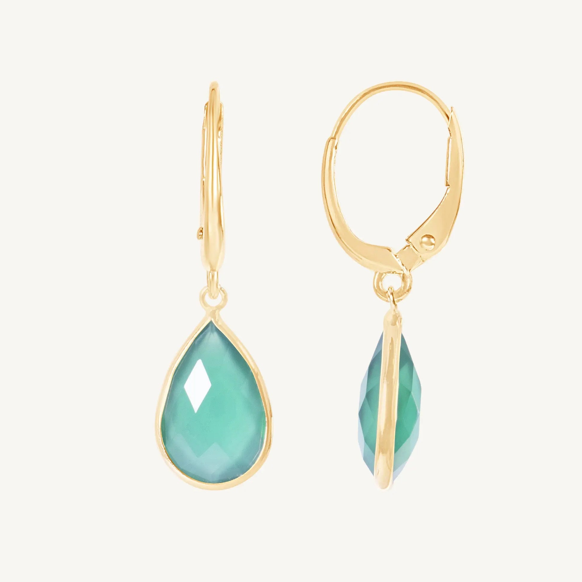 Astrid Green Onyx Earrings Jewelmak Shop