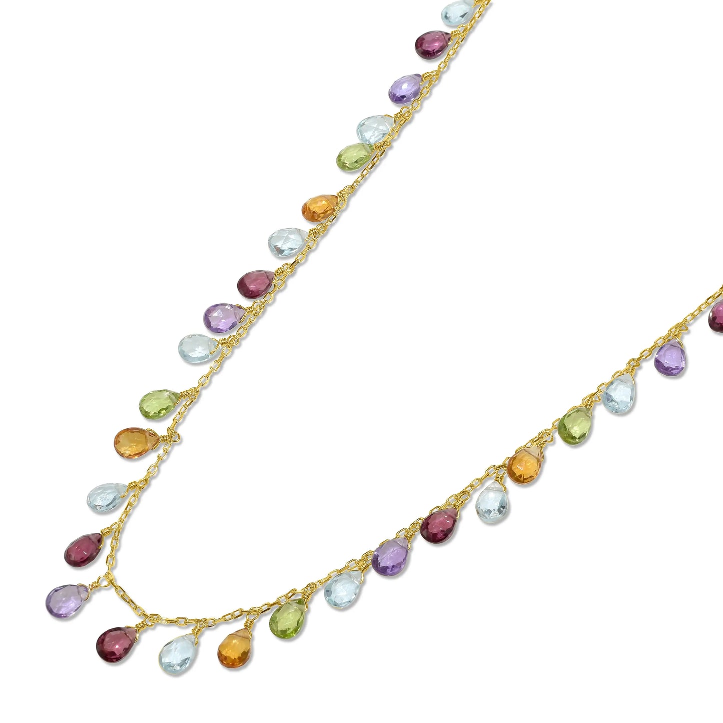 Aura Multi-Gemstone Necklace Jewelmak Shop