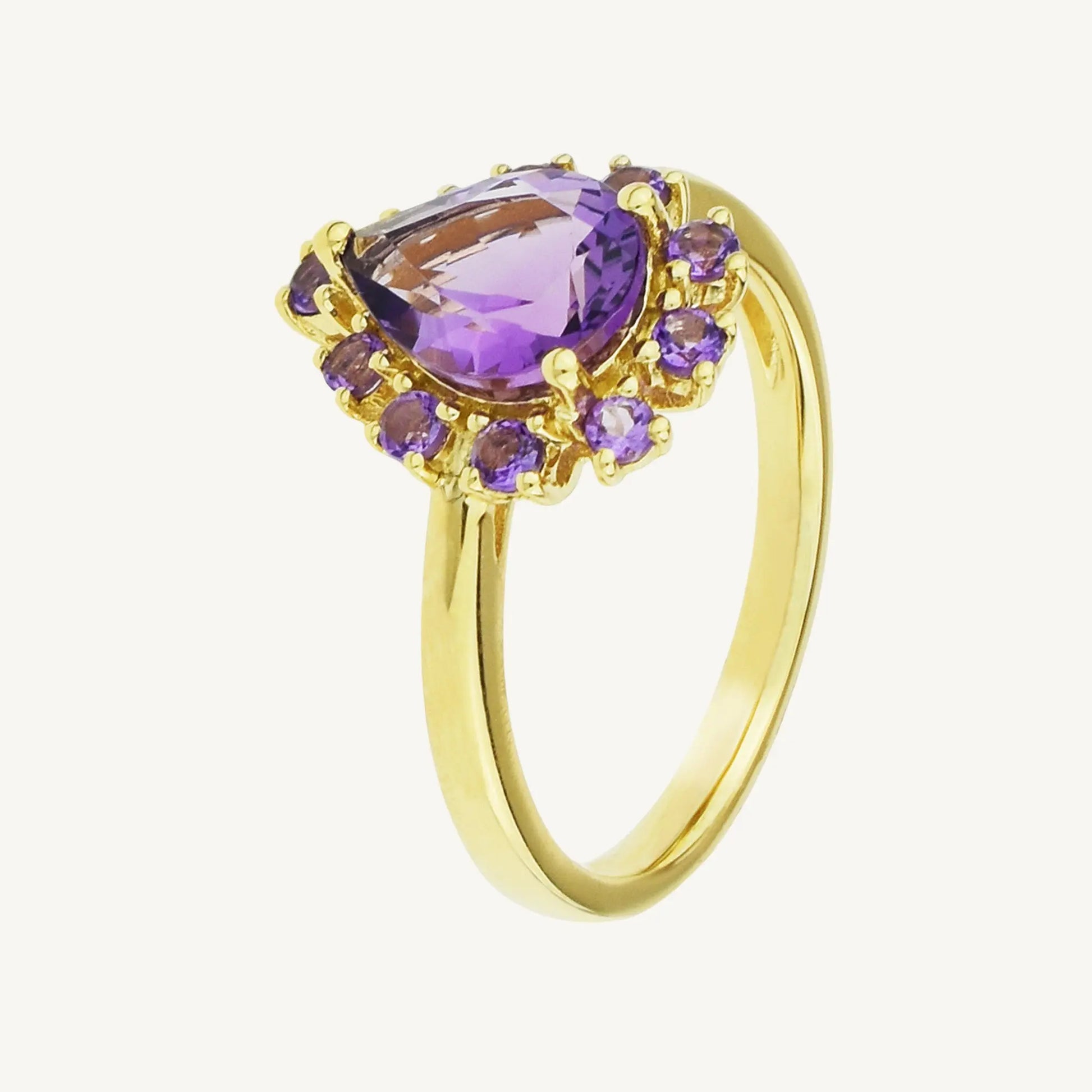 Aurora Amethyst Ring Jewelmak Shop