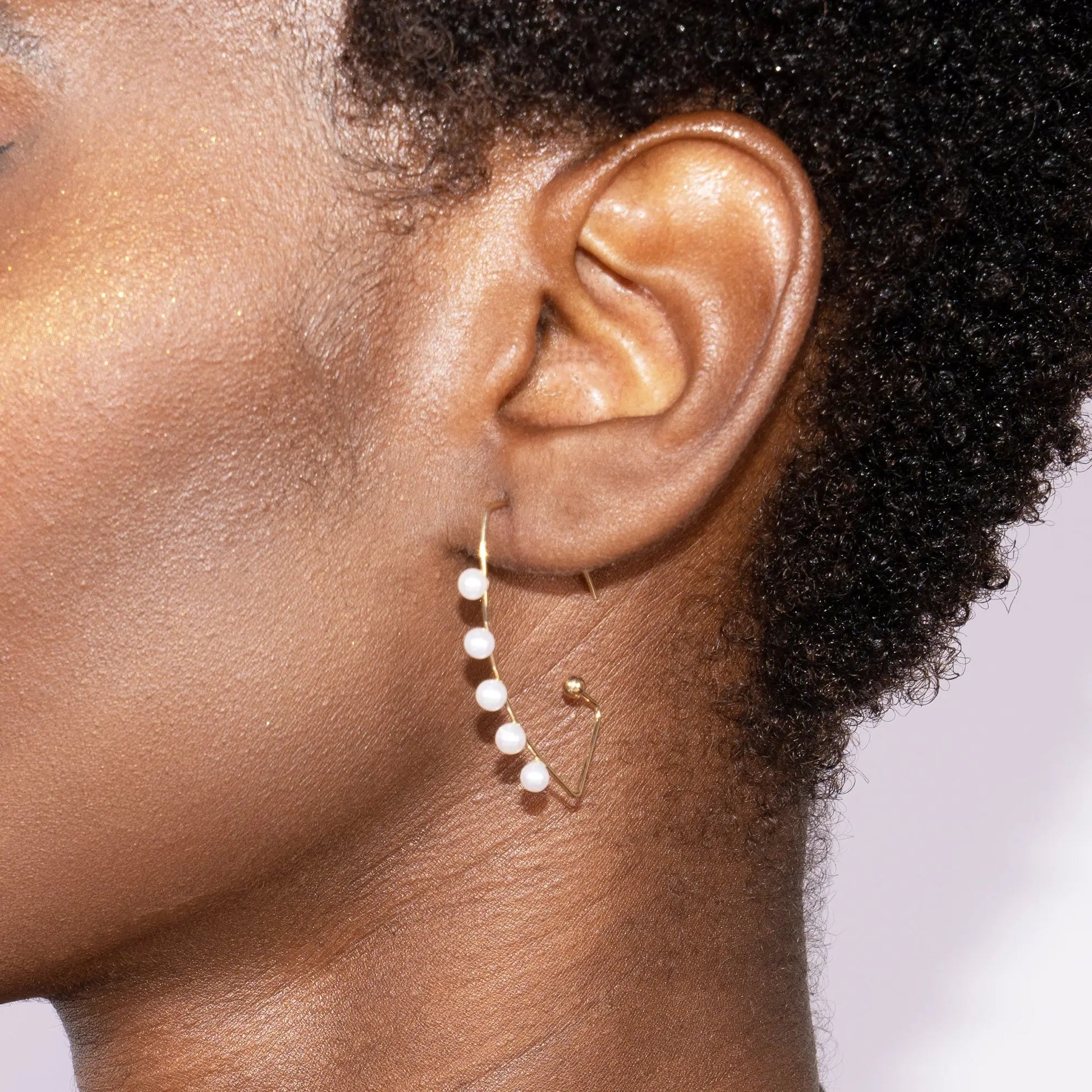 Bea Pearl Earrings Jewelmak Shop