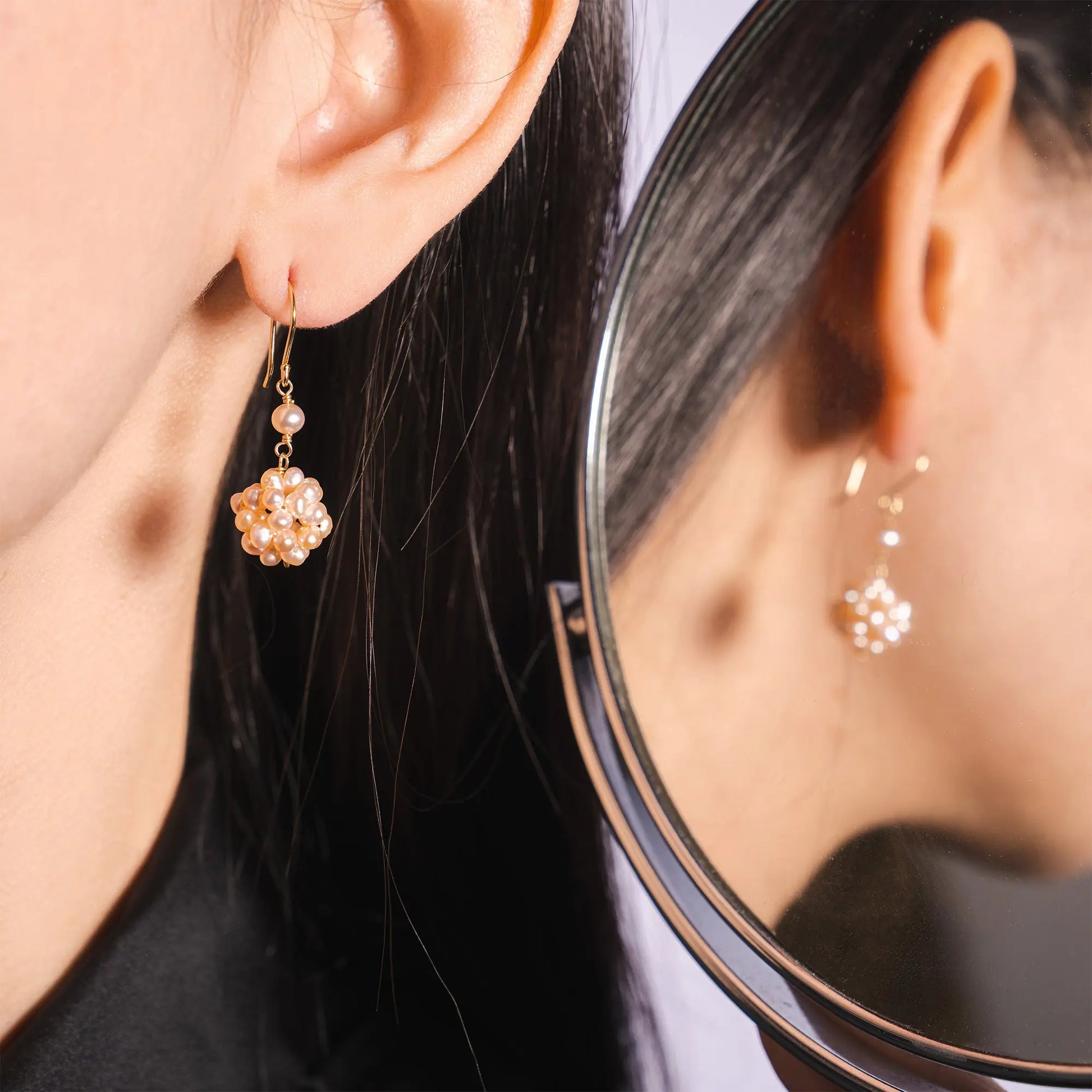 Bethany Pearl Earrings Jewelmak Shop