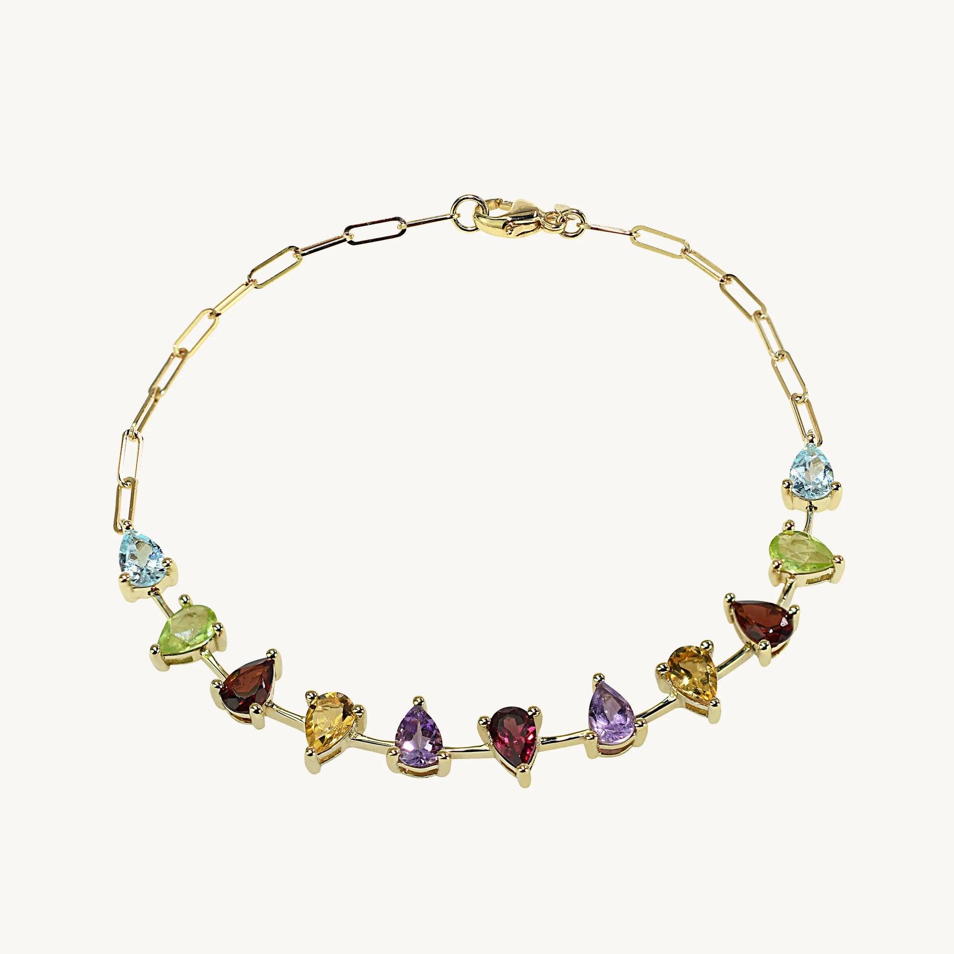 Bria Multi-Gemstone Bracelet Jewelmak Shop