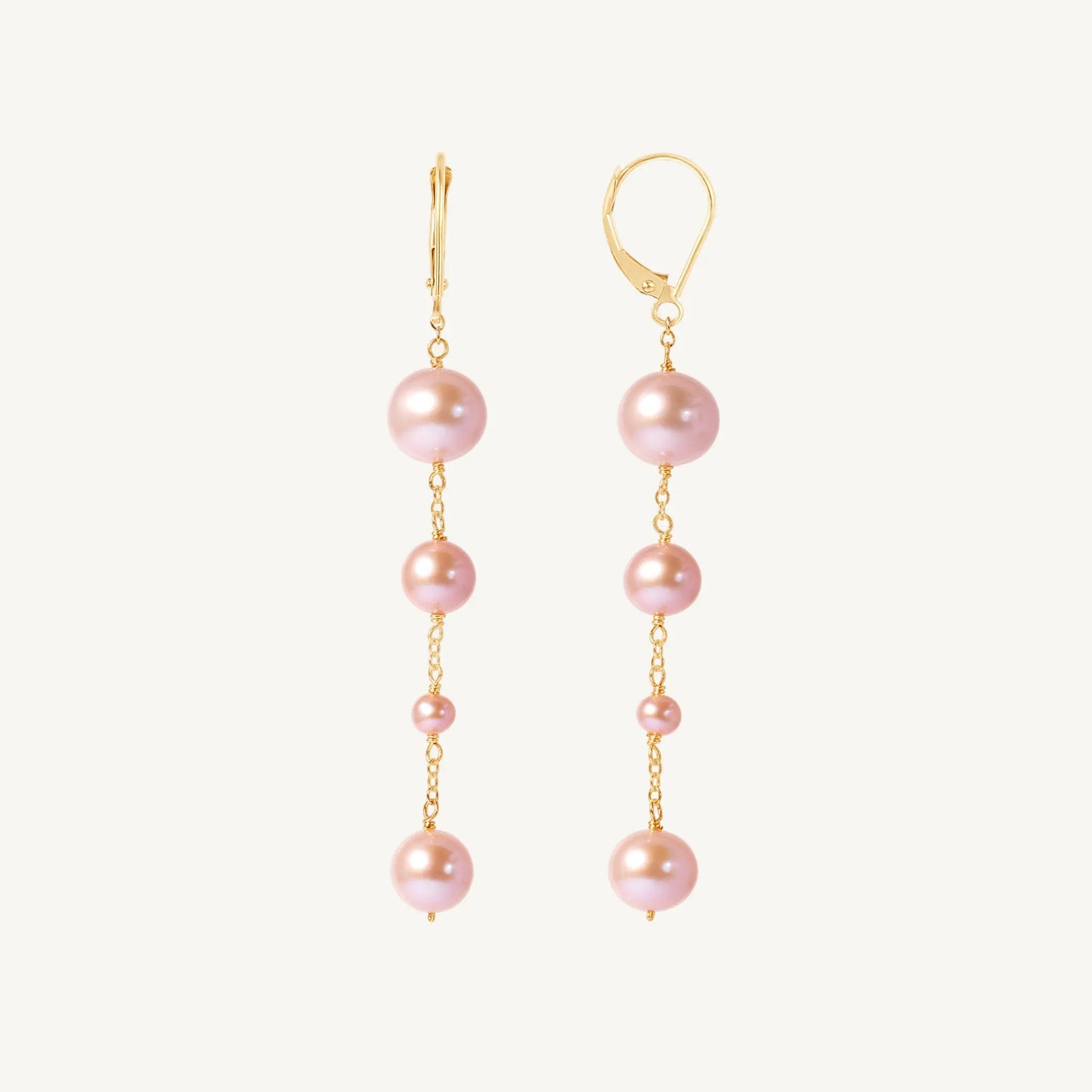 Callan Pink Pearl Earrings Jewelmak Shop
