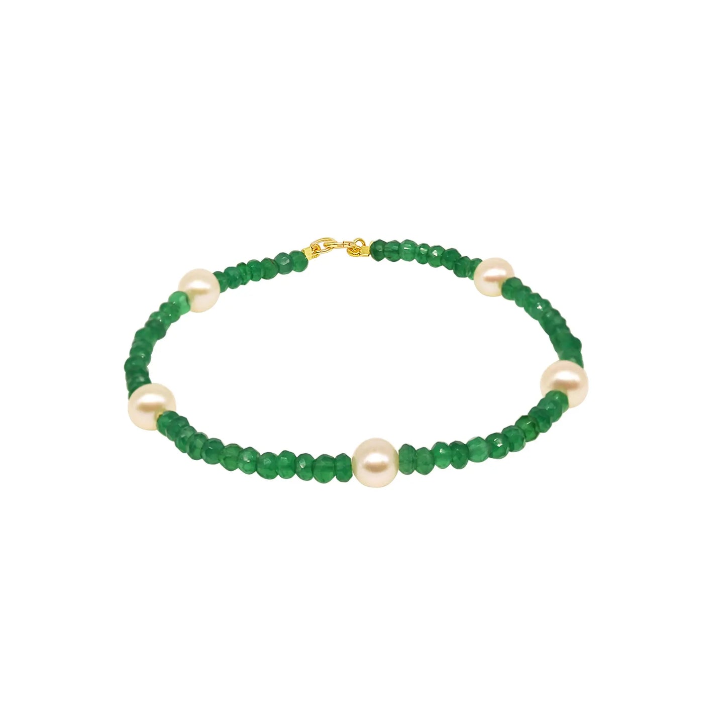 Carter Green Onyx & Pearl Bracelet Jewelmak Shop
