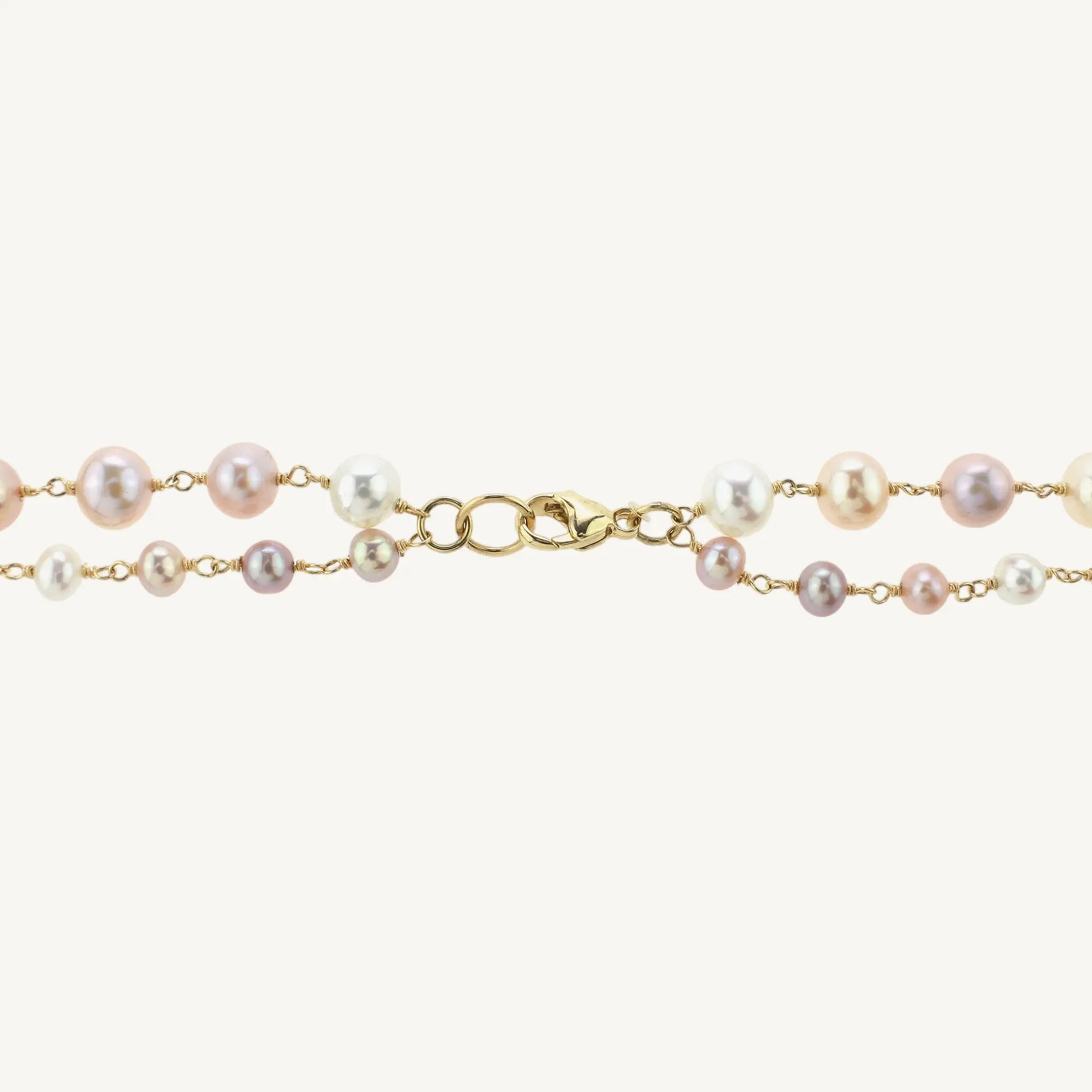 Celani 2 Row Pearl Necklace Jewelmak Shop