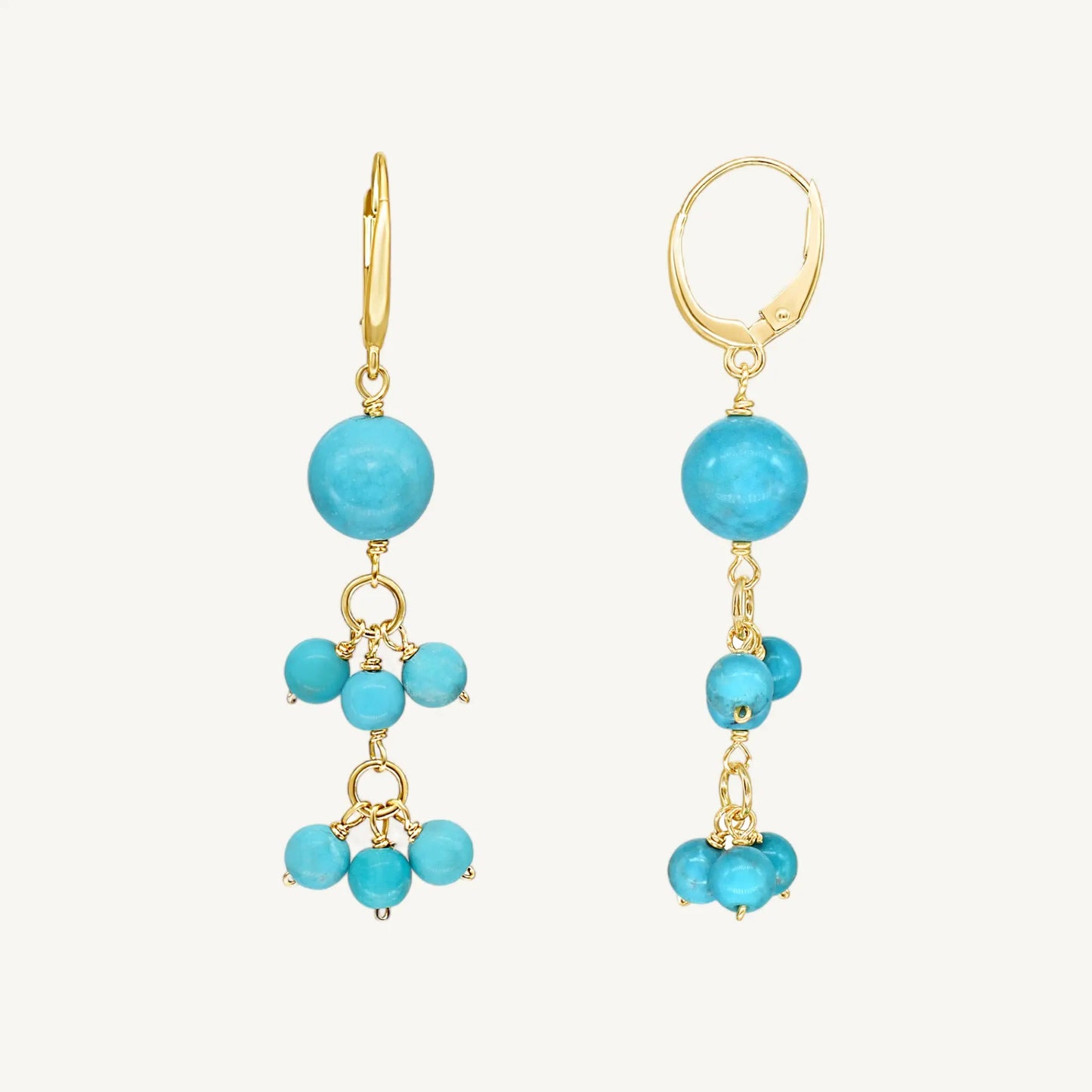 Celeste Turquoise Earrings Jewelmak Shop