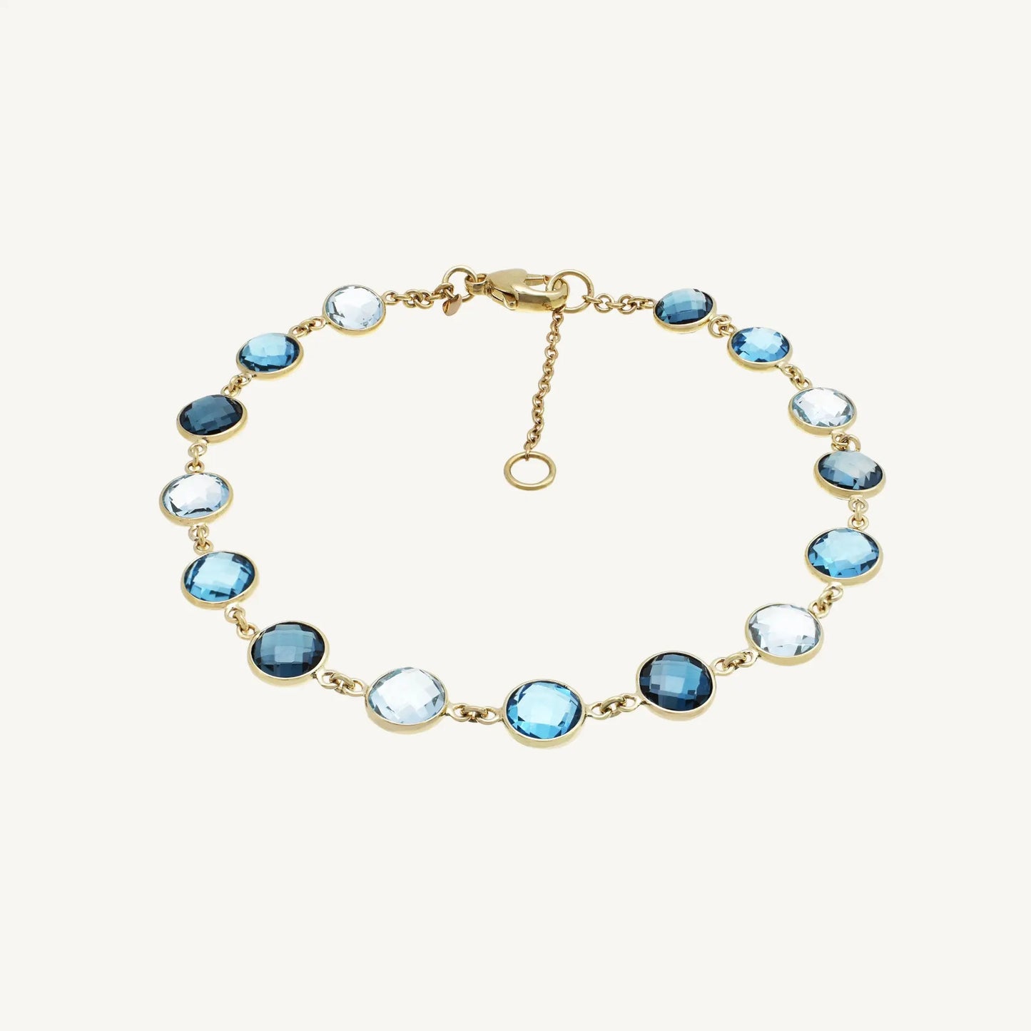 Charlotte Blue Topaz Bracelet Jewelmak Shop