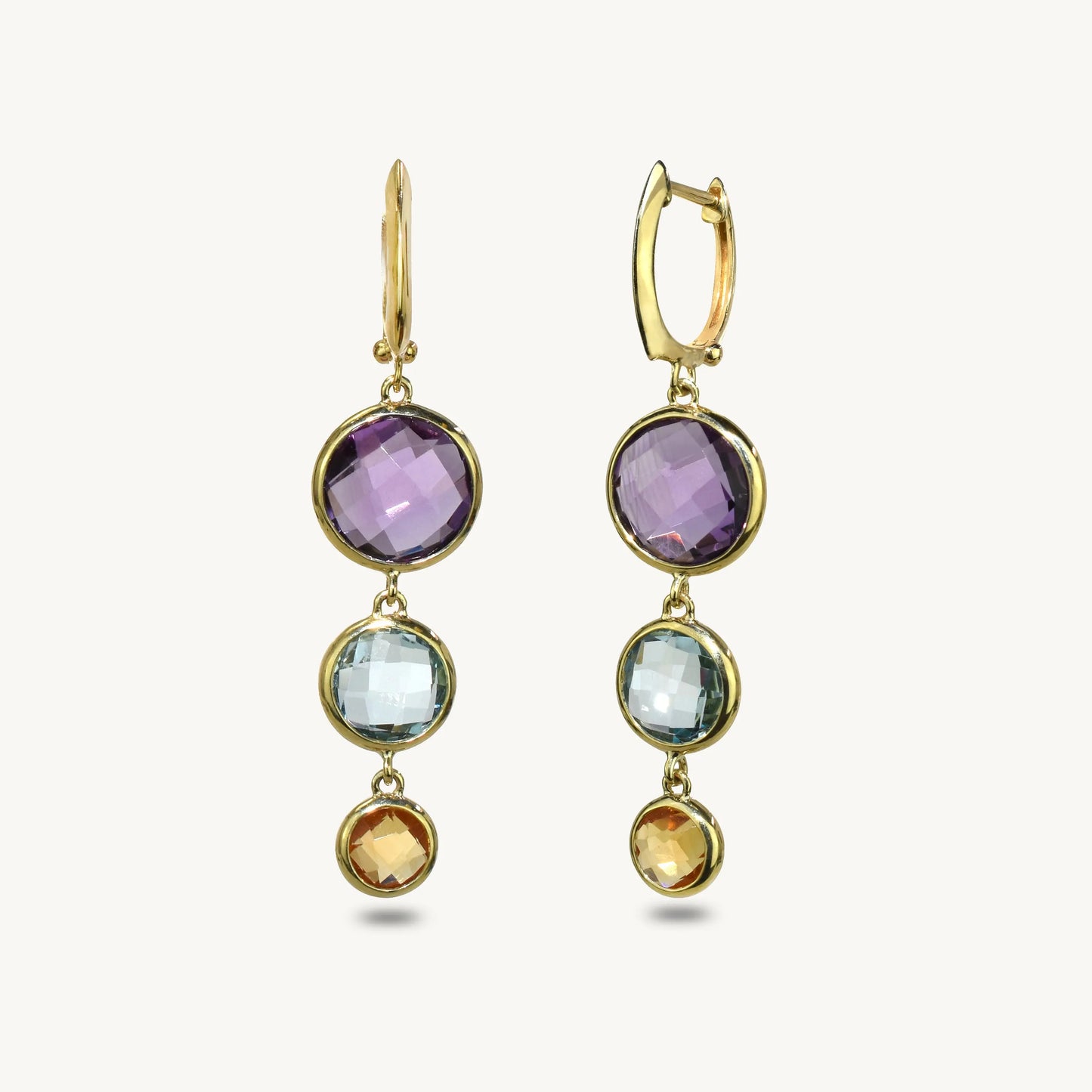 Clarisse Multi-Gemstone Earrings Jewelmak Shop
