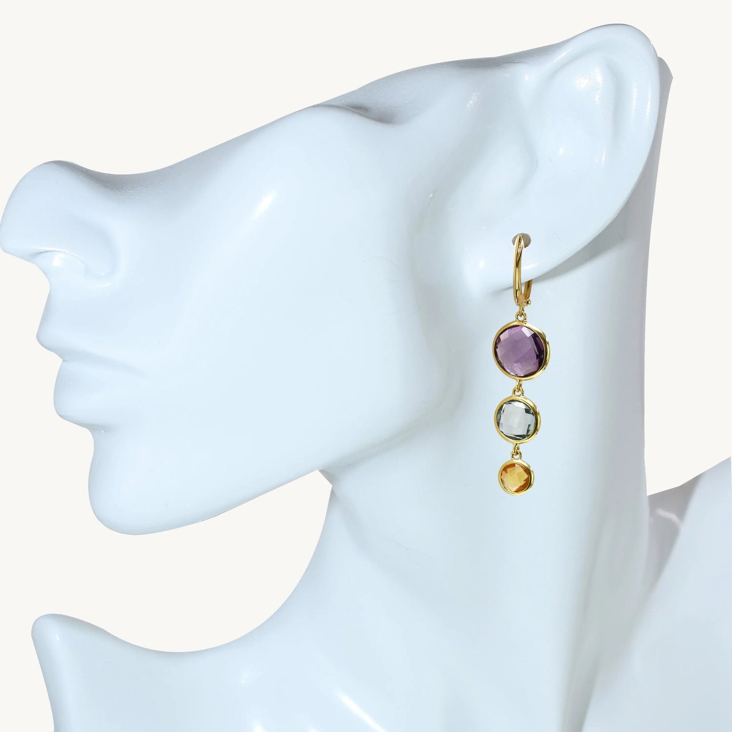 Clarisse Multi-Gemstone Earrings Jewelmak Shop