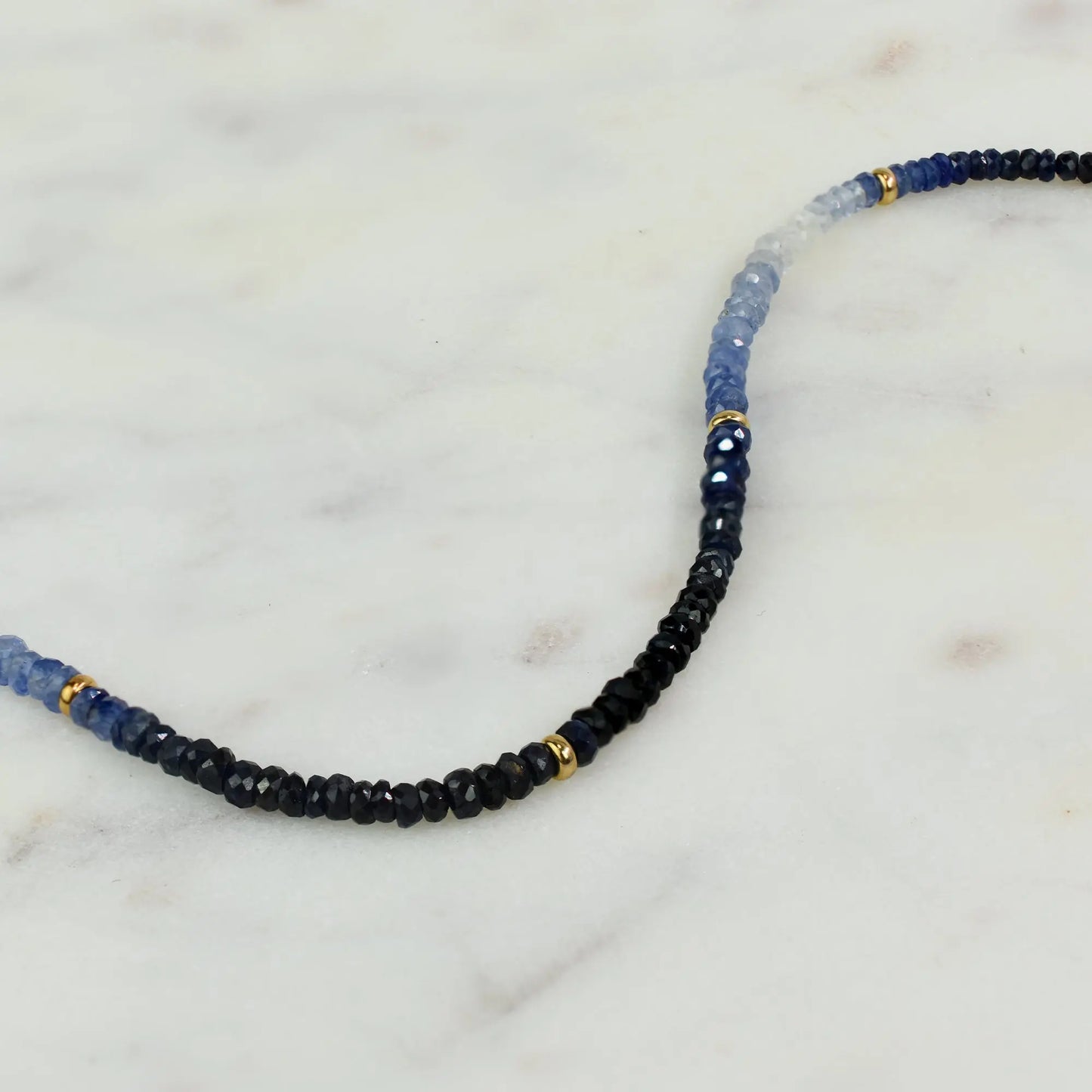 Collete Blue Sapphire Necklace Jewelmak Shop