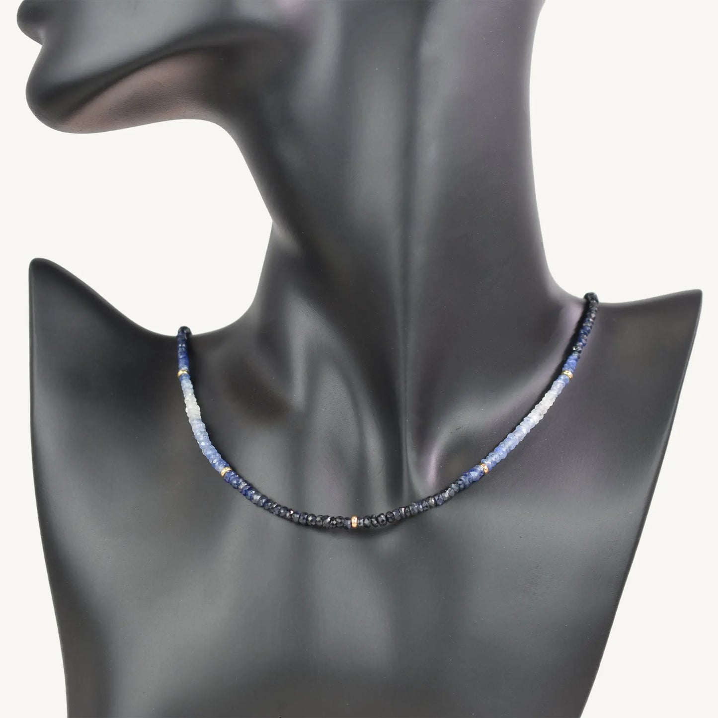 Collette Blue Sapphire Necklace Jewelmak Shop