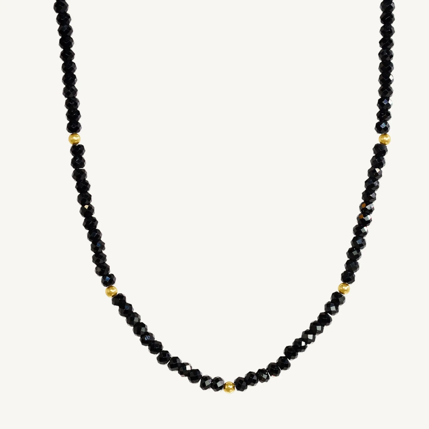Devon Black Spinel Necklace Jewelmak Shop