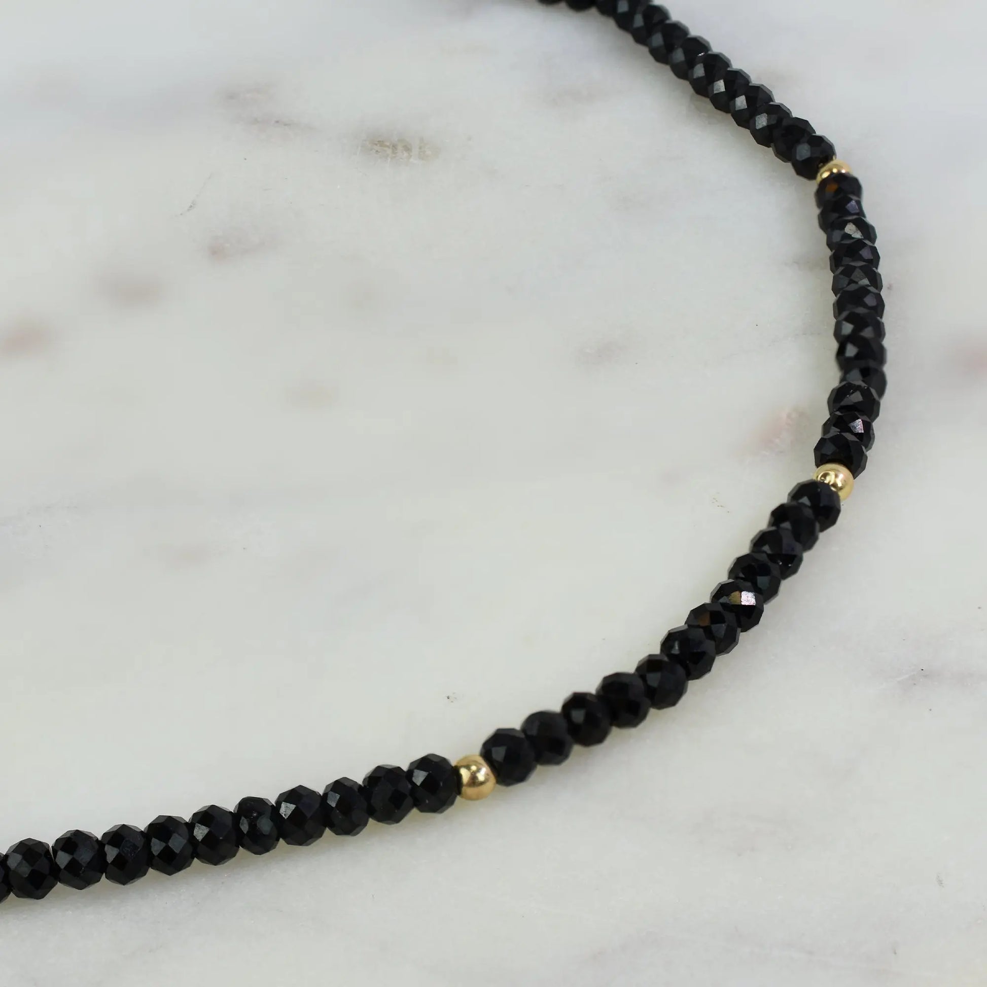 Devon Black Spinel Necklace Jewelmak Shop
