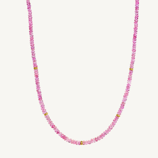 Devon Pink Tourmaline Necklace Jewelmak Shop