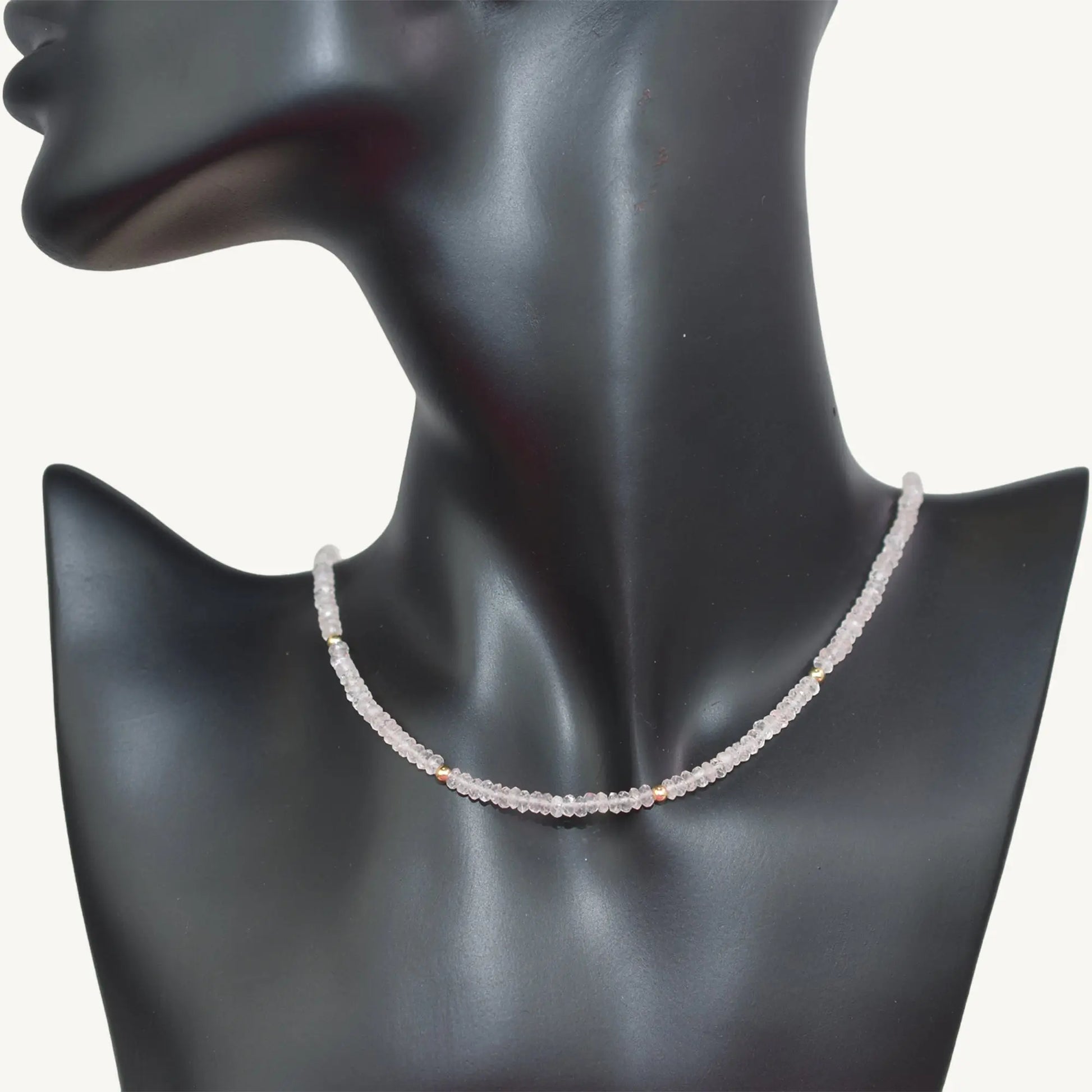 Devon Rose Quartz Necklace Jewelmak Shop