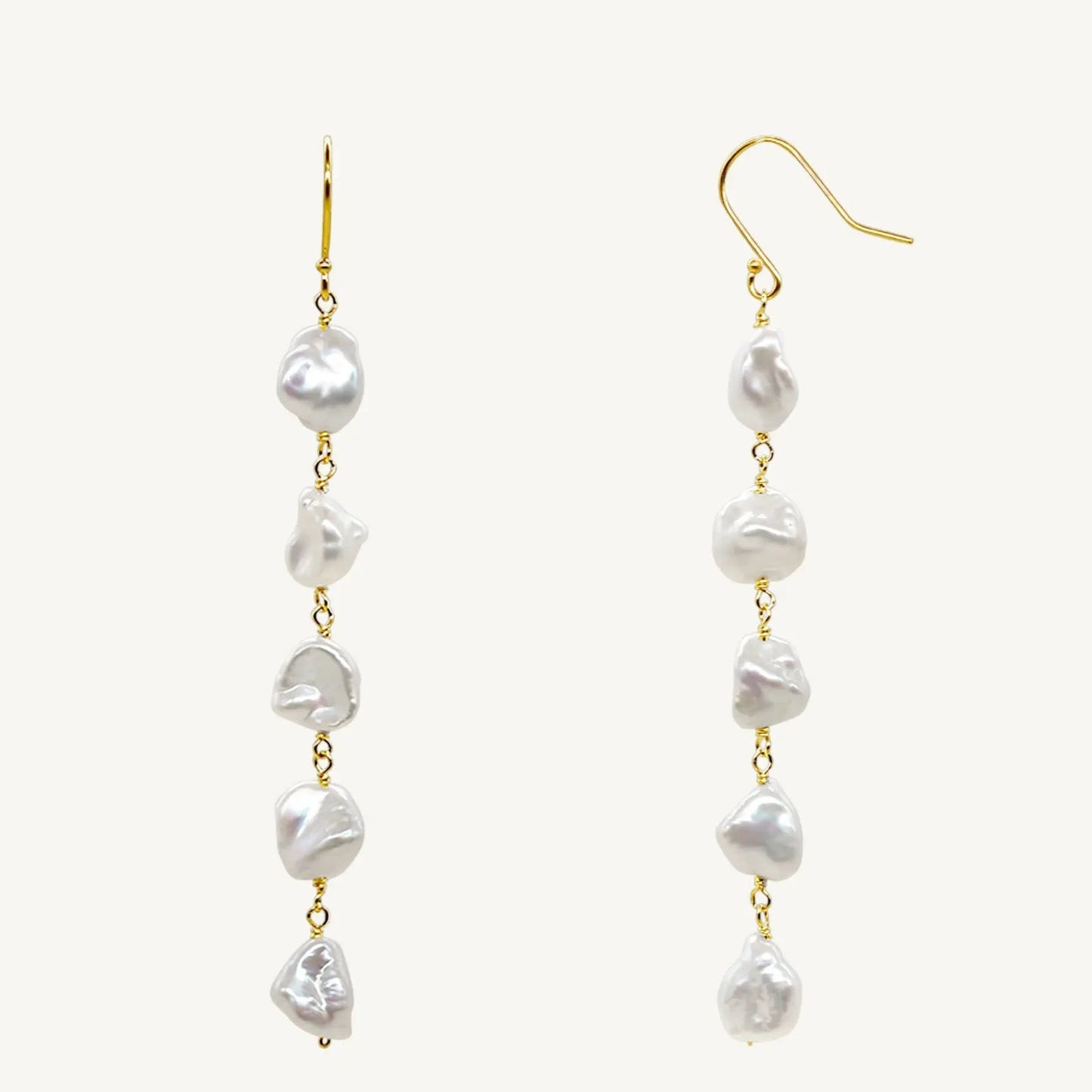 Eloise Keshi Pearl Earrings Jewelmak Shop