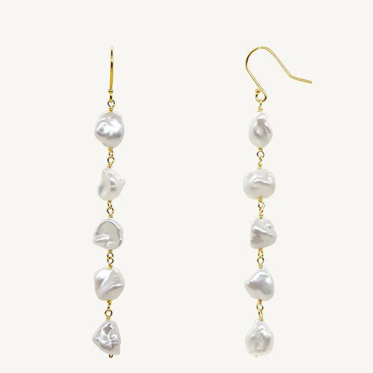 Eloise Keshi Pearl Earrings Jewelmak Shop