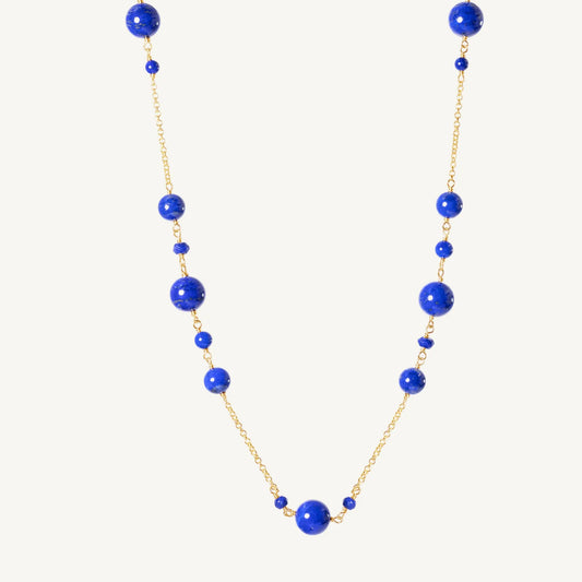 Farley Lapis Necklace Jewelmak Shop