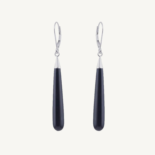 Genevieve Black Onyx Earrings Jewelmak Shop