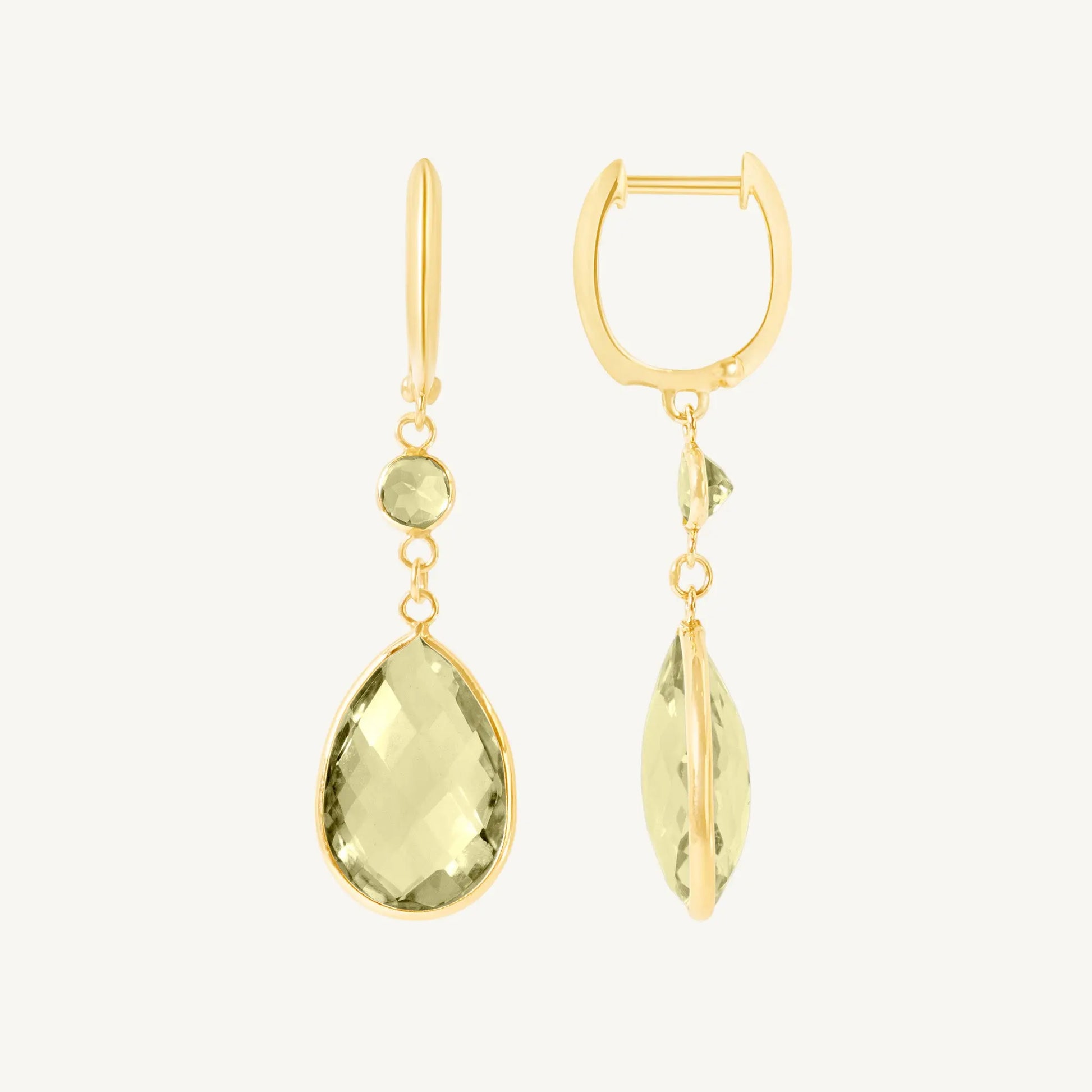 Georgia Peridot & Green Amethyst Earrings Jewelmak Shop