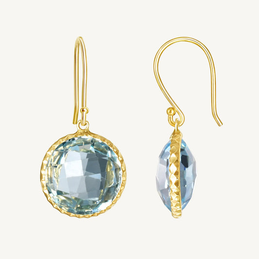 Earring, Create Compliments®, blue topaz (irradiated) and rhodium-plated  sterling silver, 29mm teardrop with fishhook ear wire, 21 gauge. Sold per  pair. - Fire Mountain Gems and Beads