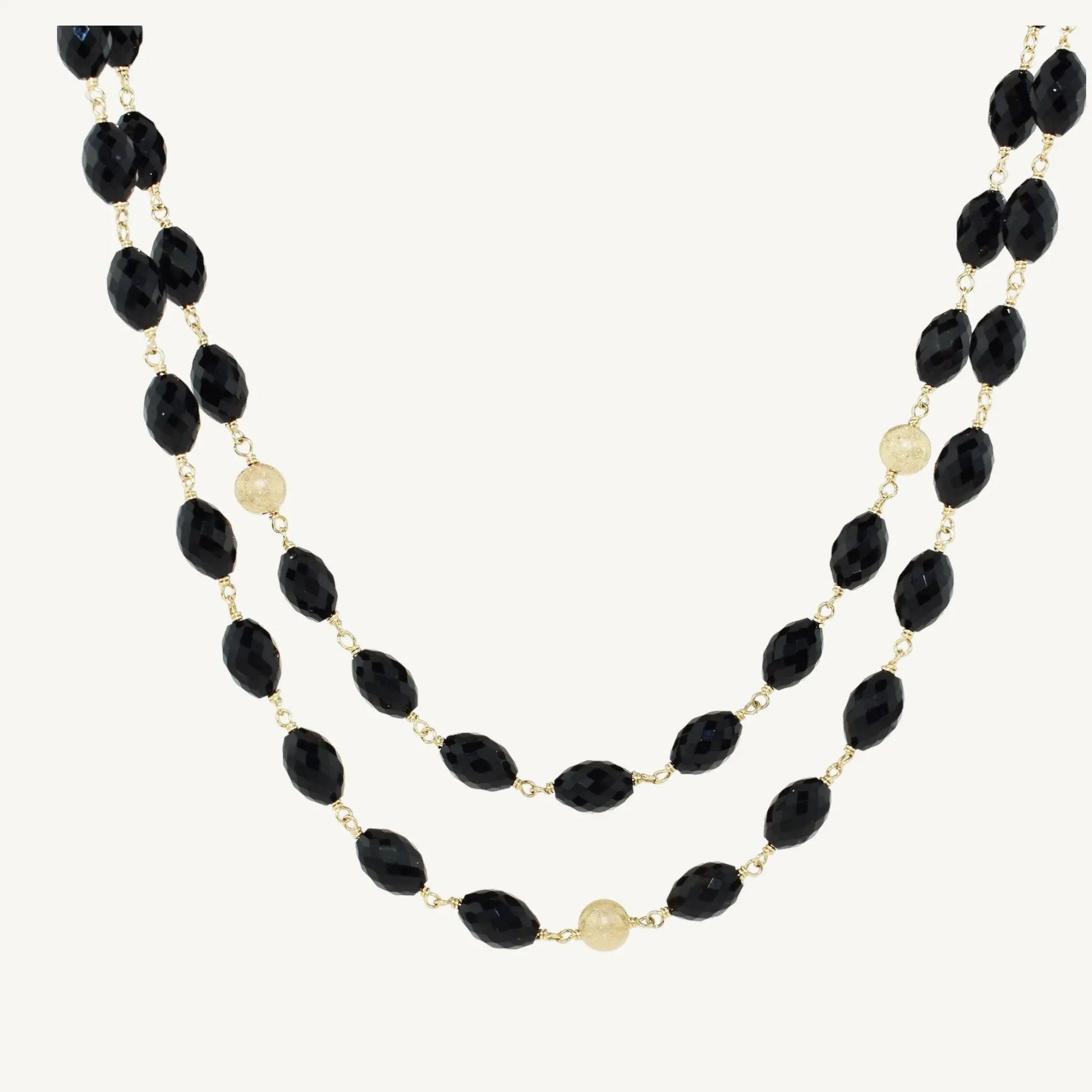 Haisley Black Onyx Necklace Jewelmak Shop