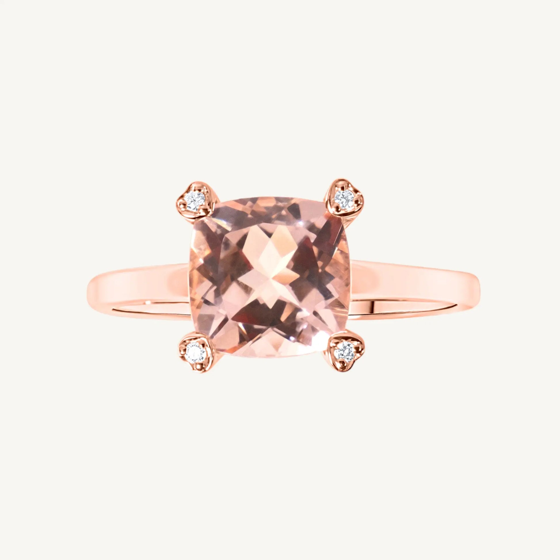 Juliana Morganite & Diamond Ring Jewelmak Shop