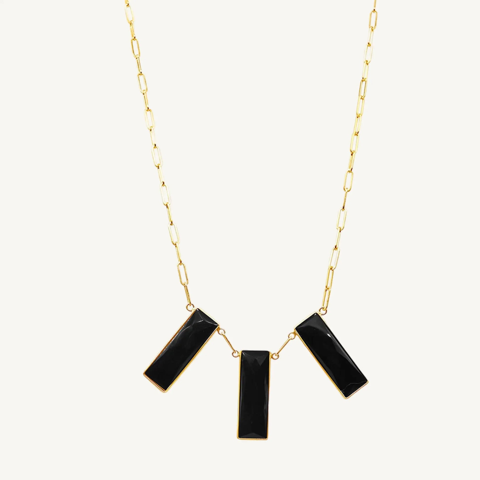 Justice Black Onyx Necklace Jewelmak Shop