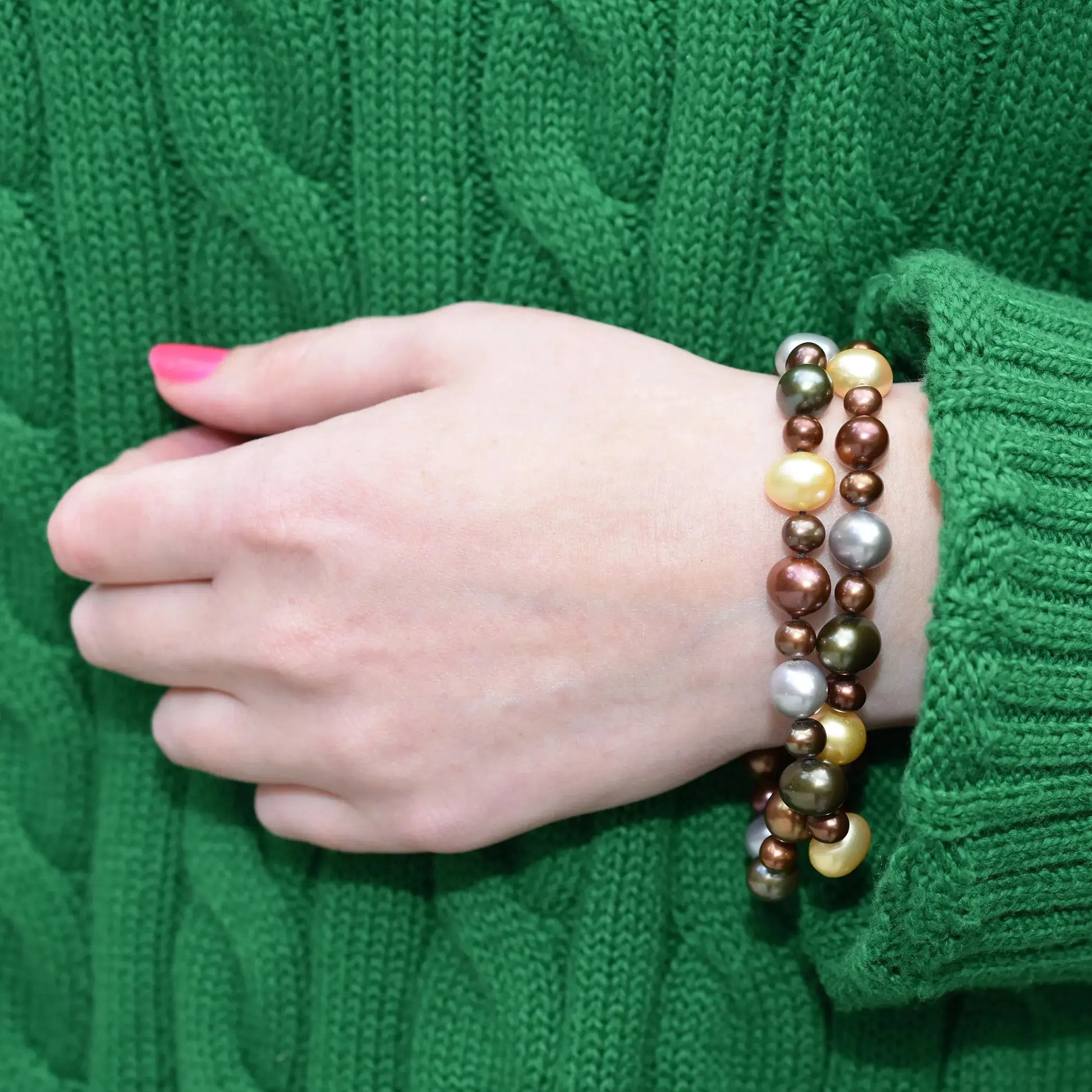 Kennedy Multicolor Pearl Bracelet Jewelmak Shop