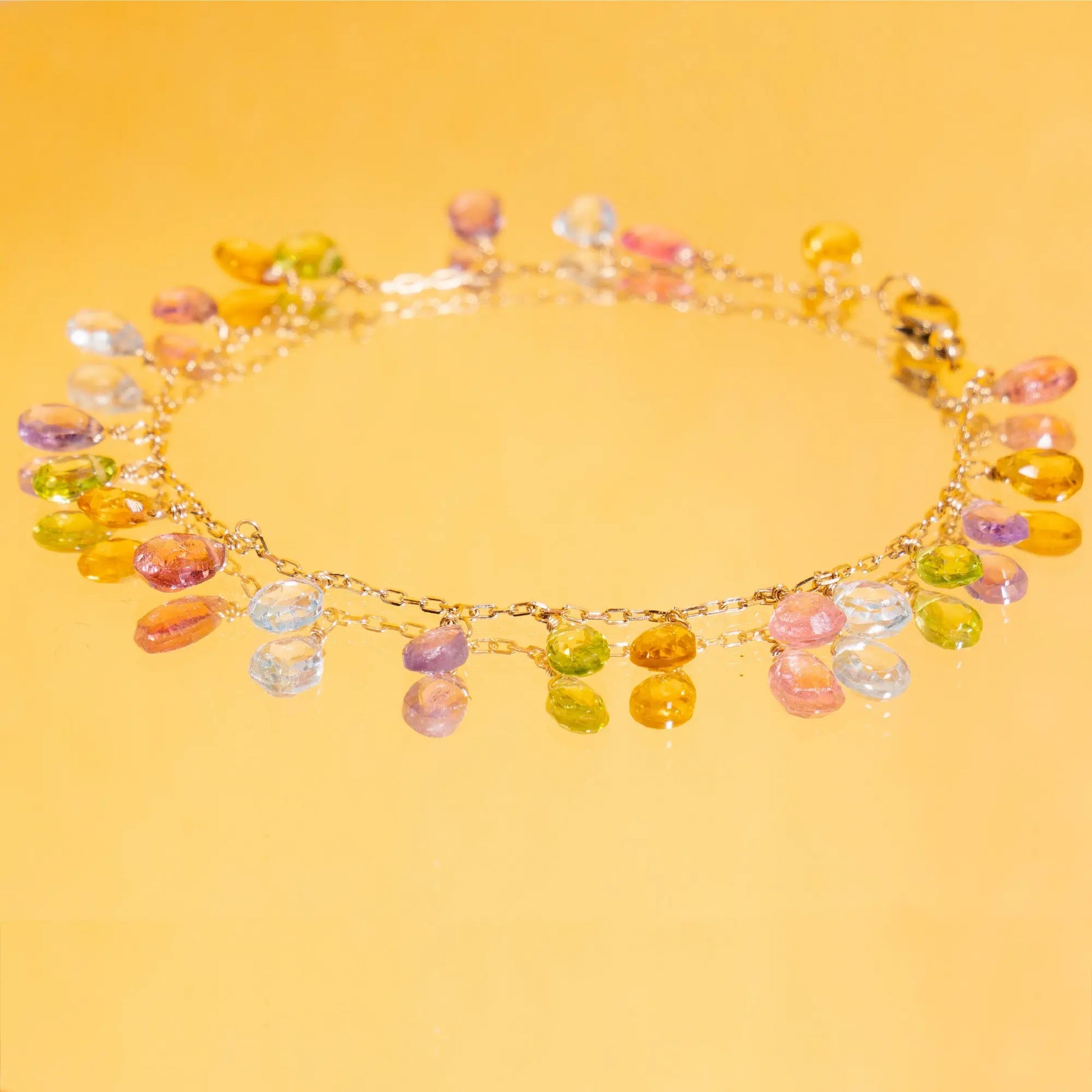Leah Multi-Gemstone Bracelet Jewelmak Shop