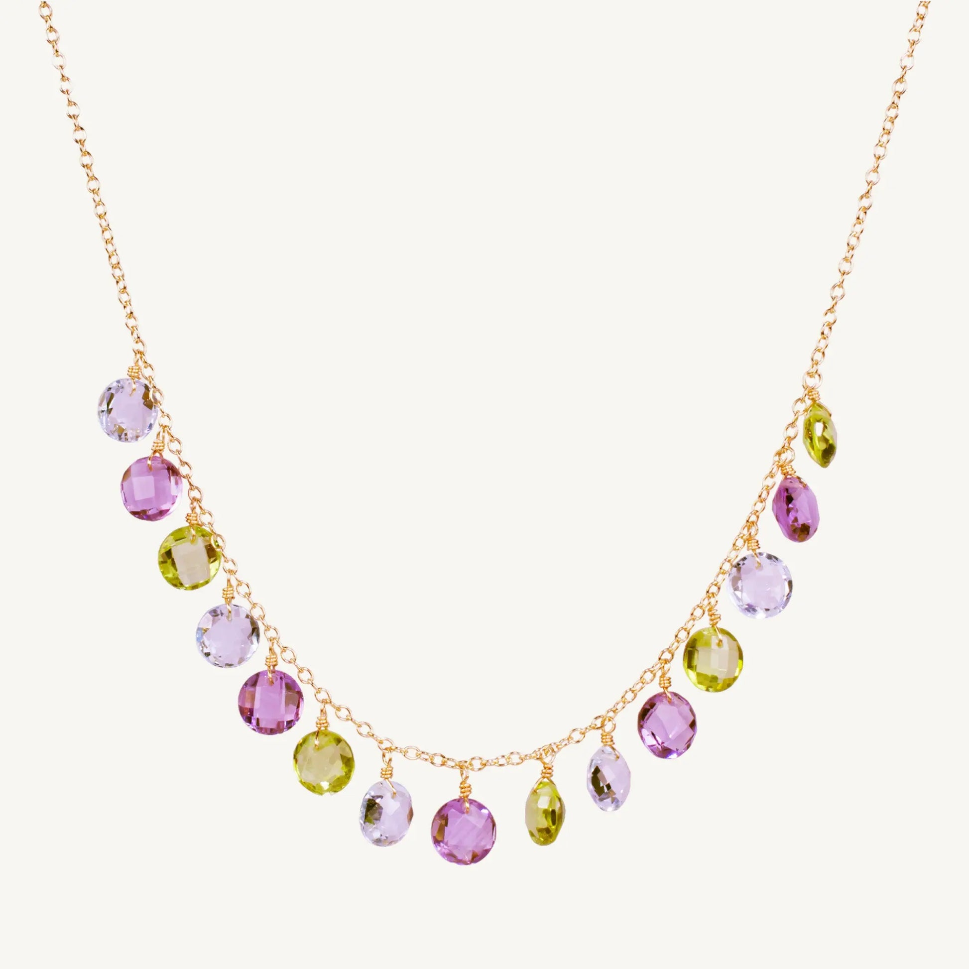 Lila Multi-Gemstone Necklace Jewelmak Shop