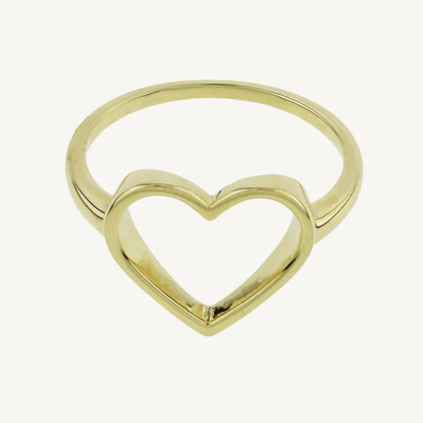 Lily Heart Gold Vermeil Ring Jewelmak Shop