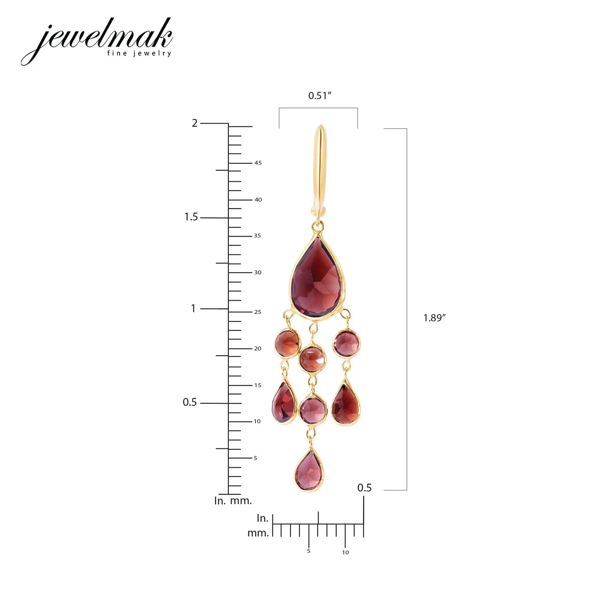 Lourdes Earrings Jewelmak Shop