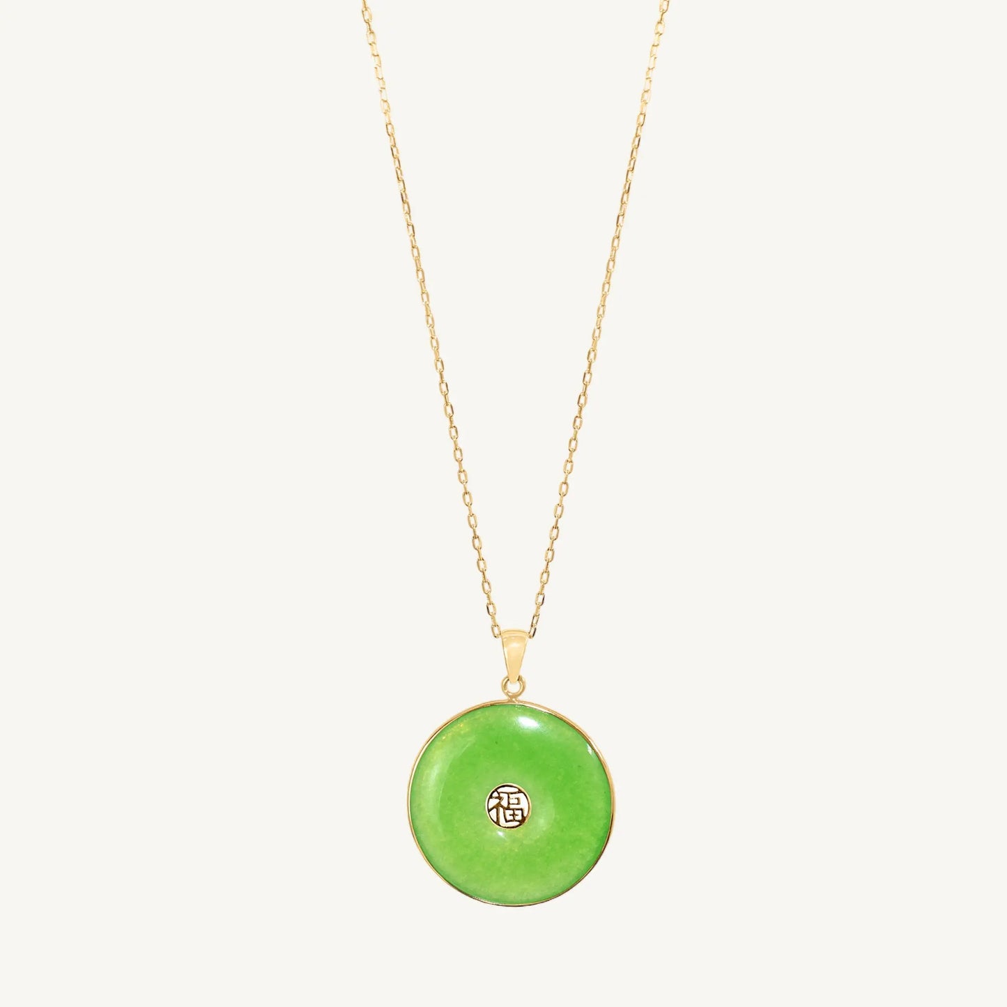 Lucky Jade Pendant Necklace Jewelmak Shop
