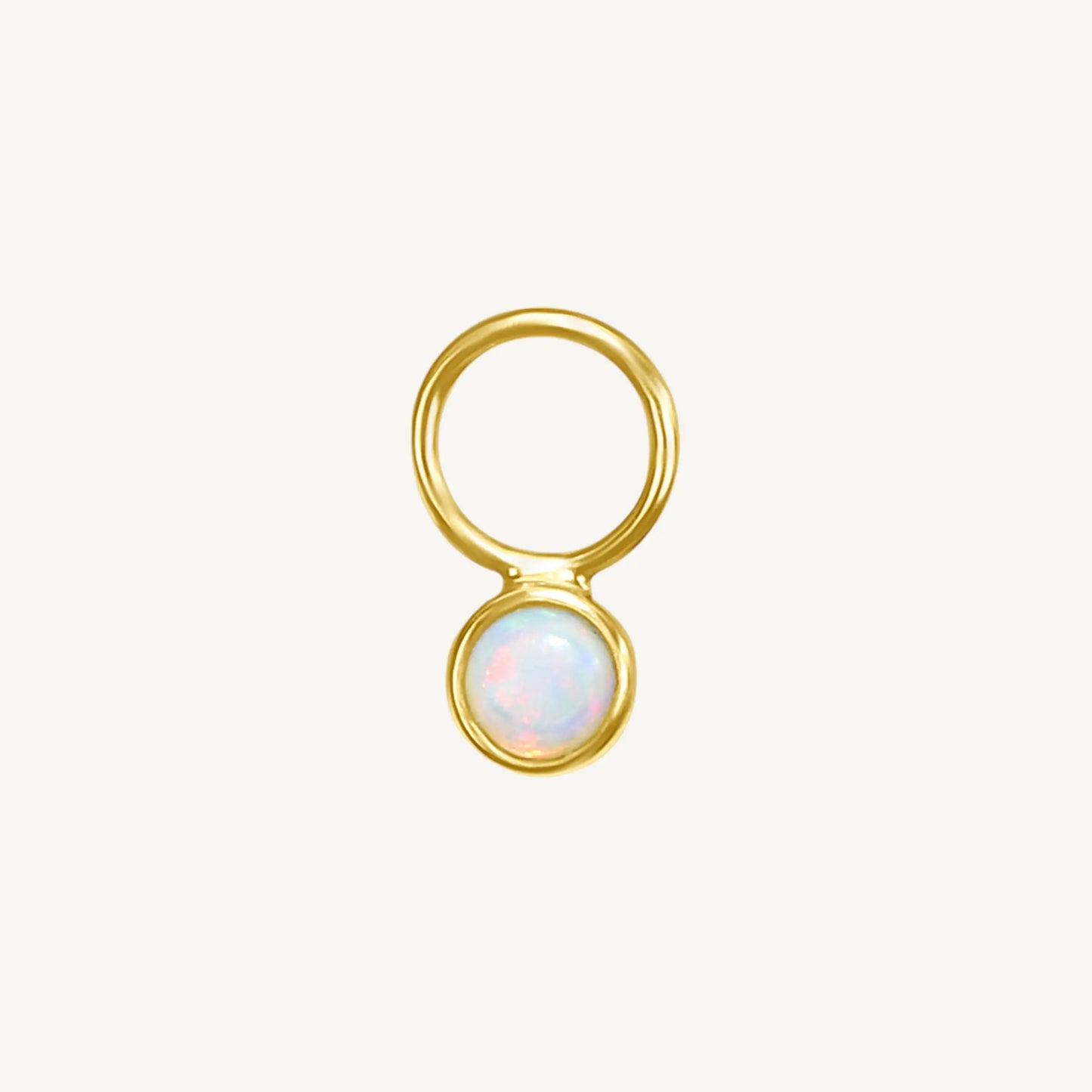 Maple Opal Hoop Charm Jewelmak Shop