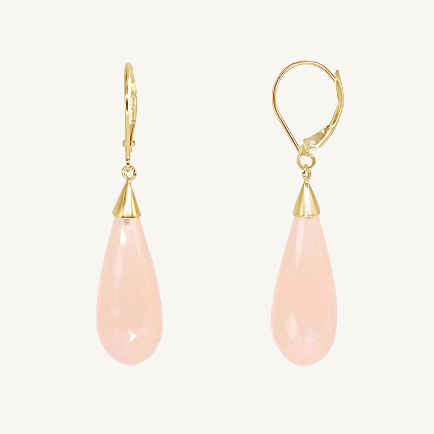 Maribella Pink Chalcedony Earrings Jewelmak Shop