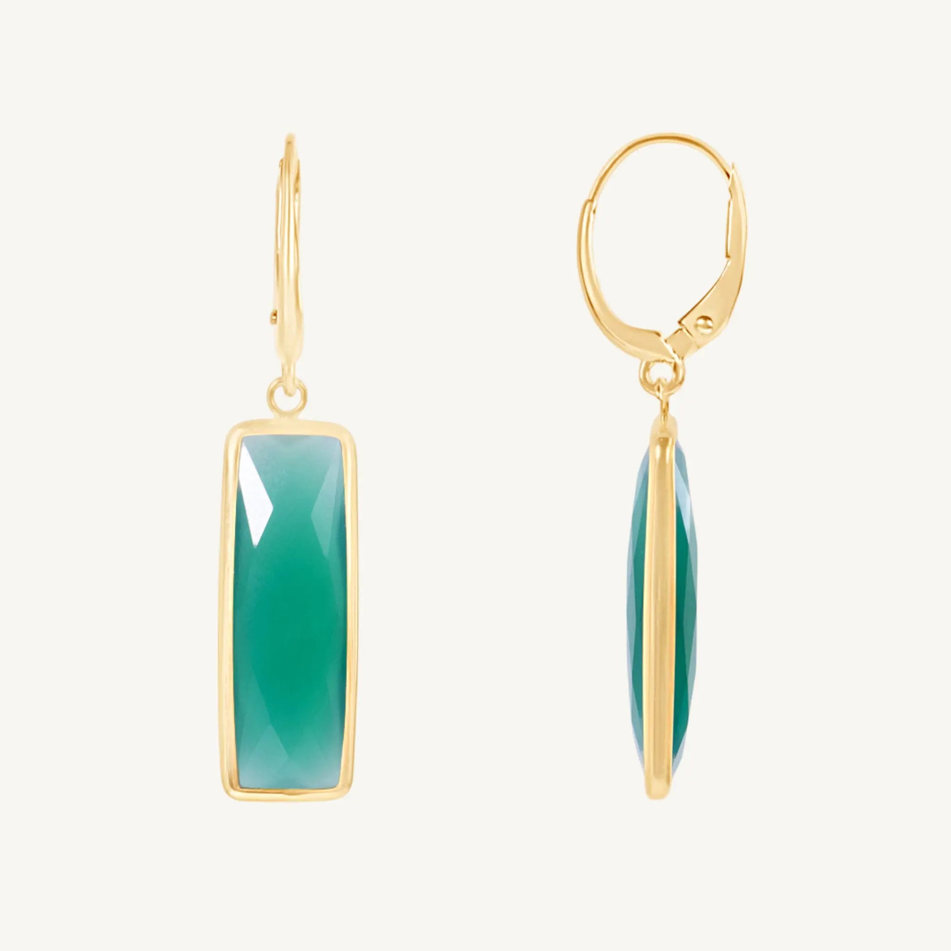 Merrell Green Onyx Earrings Jewelmak Shop