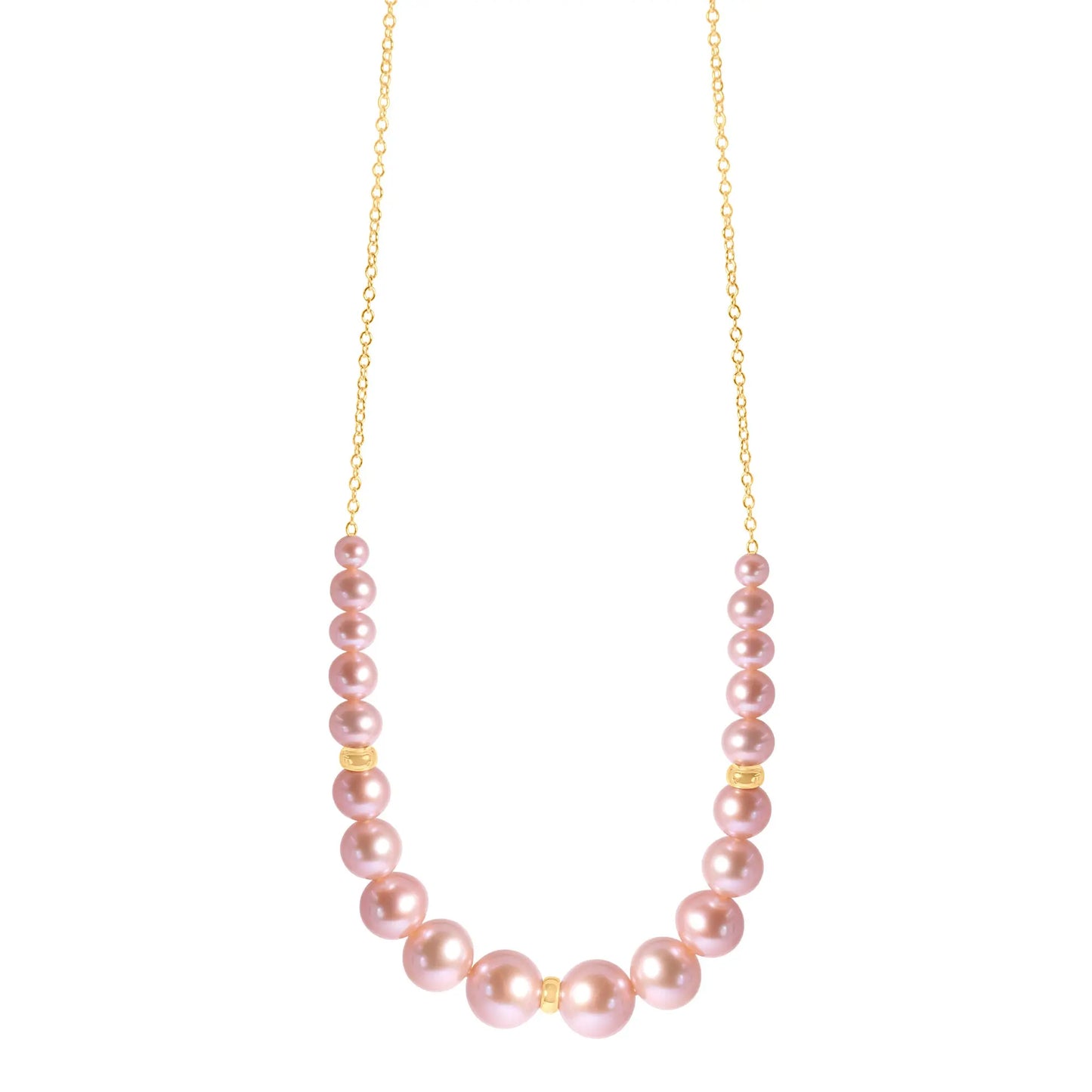 Minnie Pink Pearl Necklace Jewelmak Shop