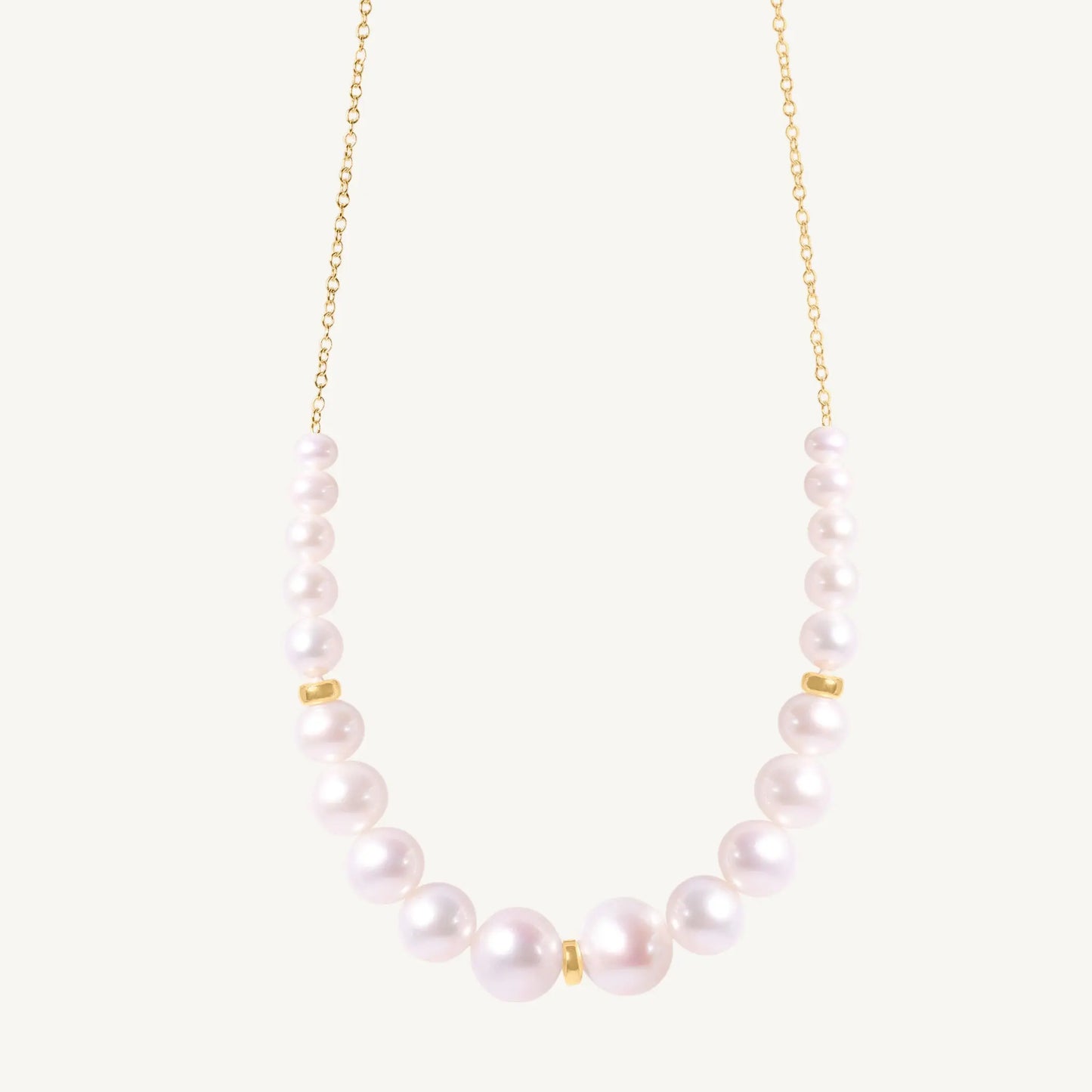 Minnie White Pearl Necklace Jewelmak Shop