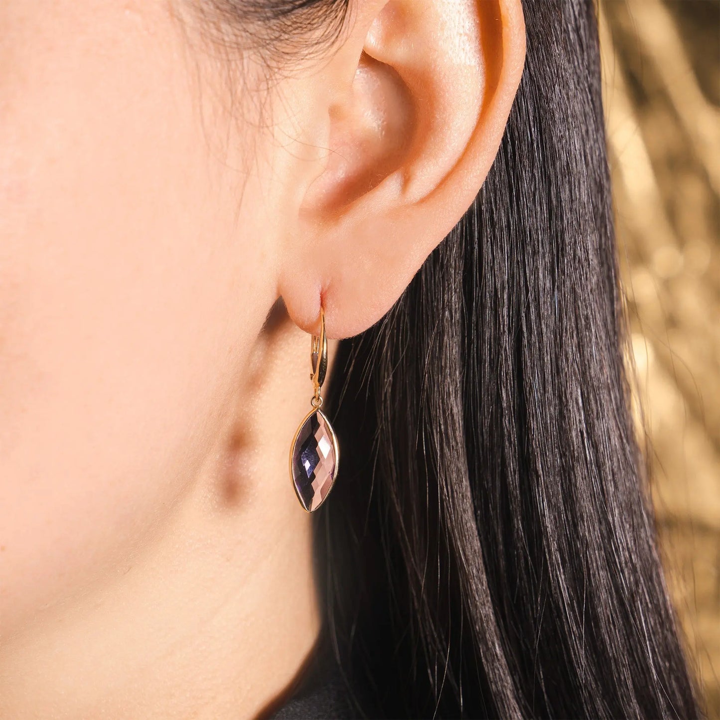 Nala Amethyst Earrings Jewelmak Shop