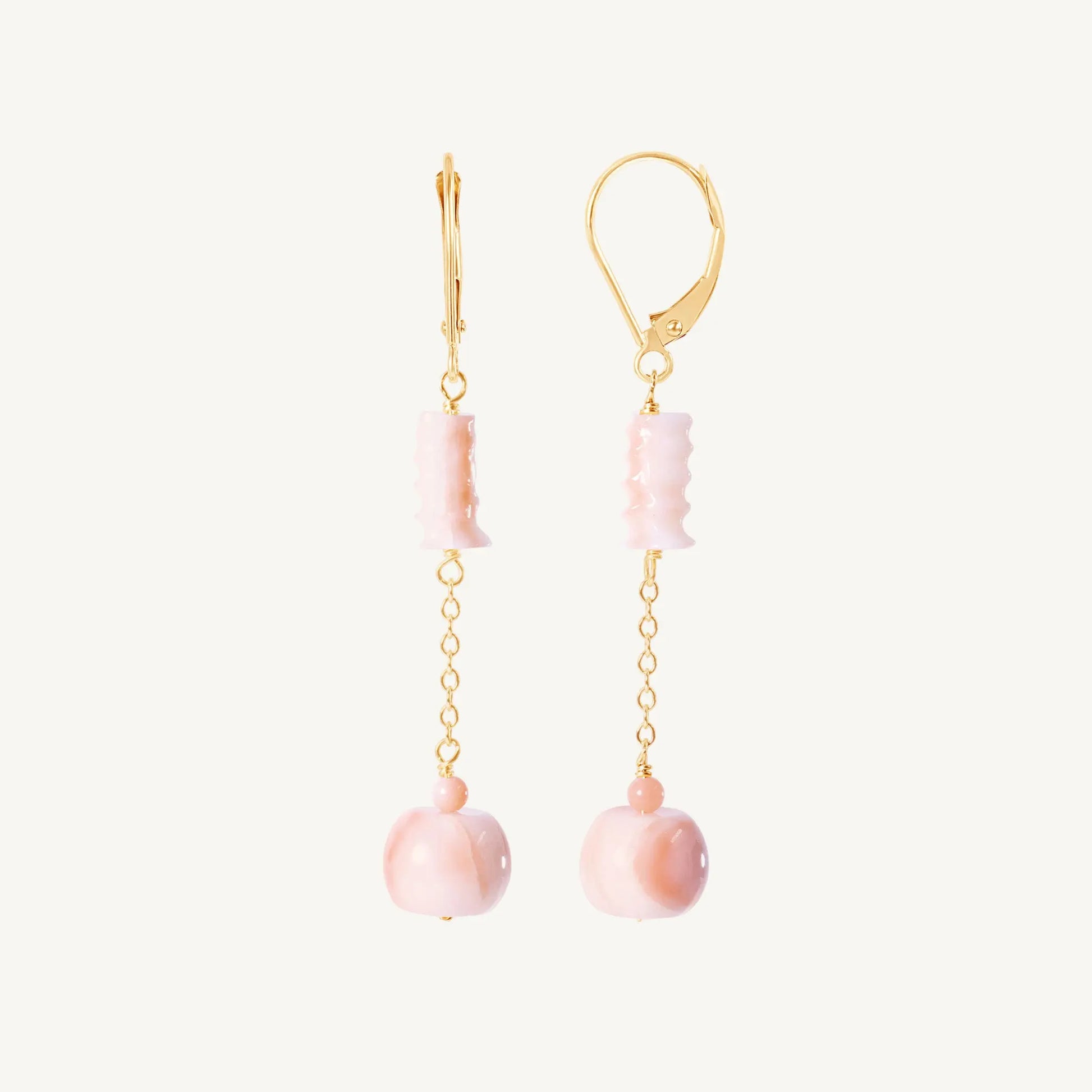 Noemie Coral Earrings Jewelmak Shop