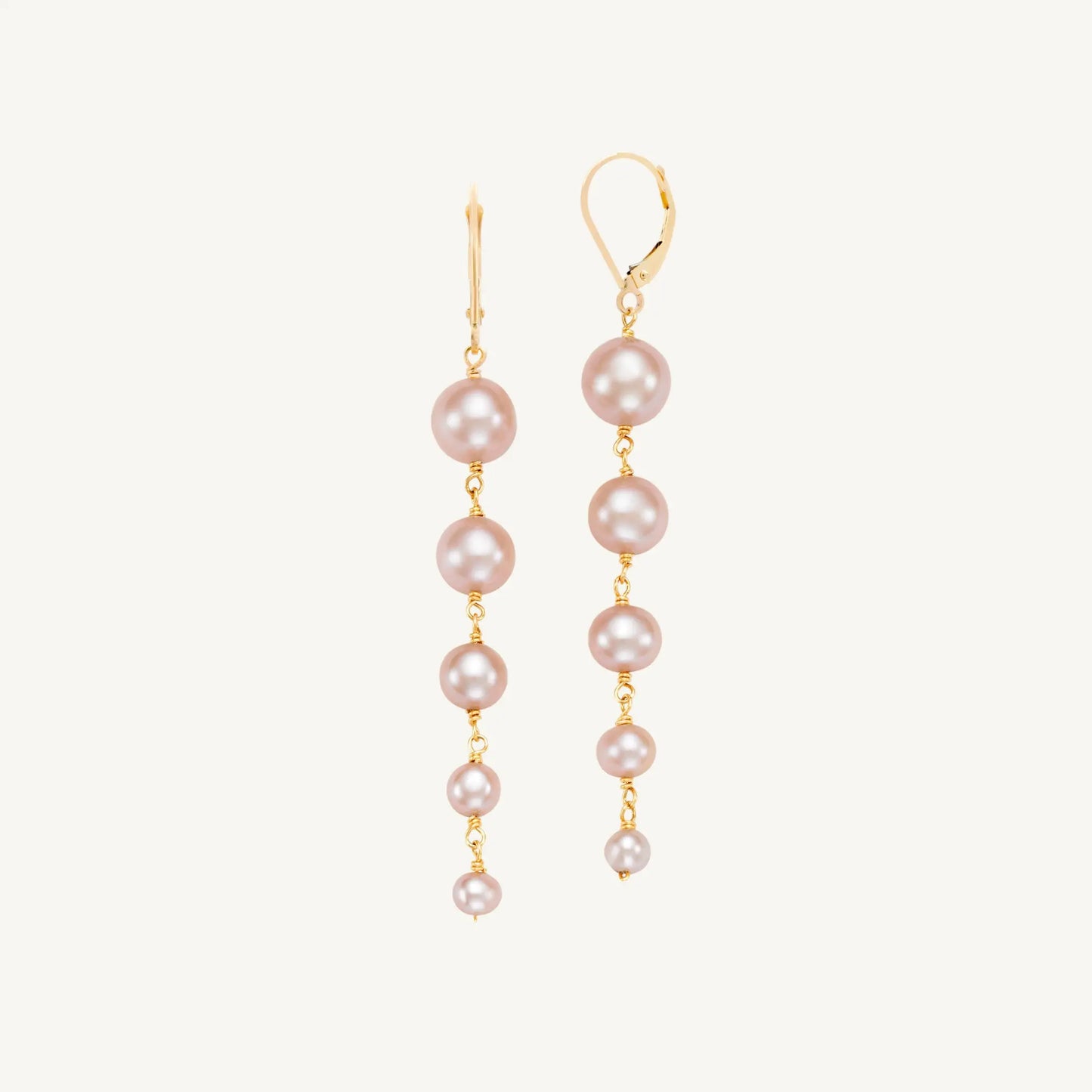 Oklahoma Pink Pearl Earrings Jewelmak Shop