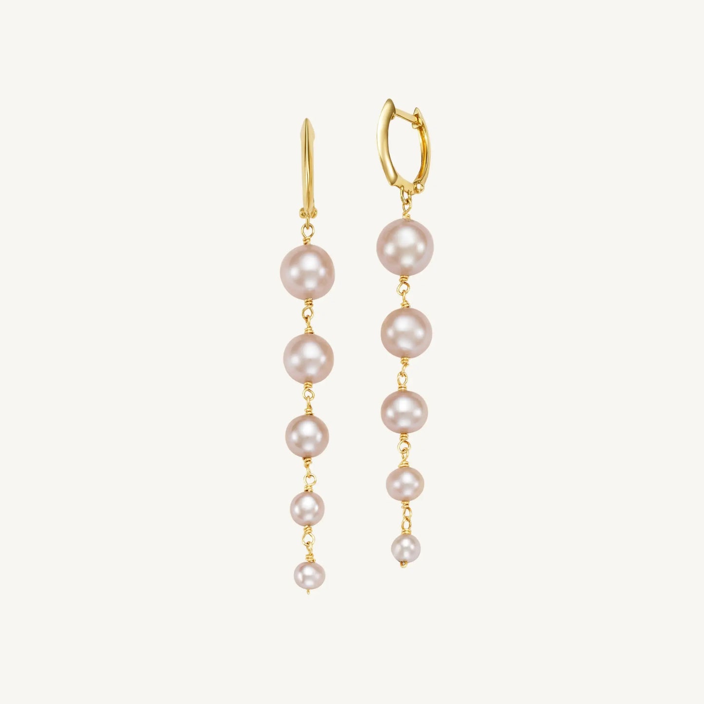 Oklahoma Pink Pearl Earrings Jewelmak Shop
