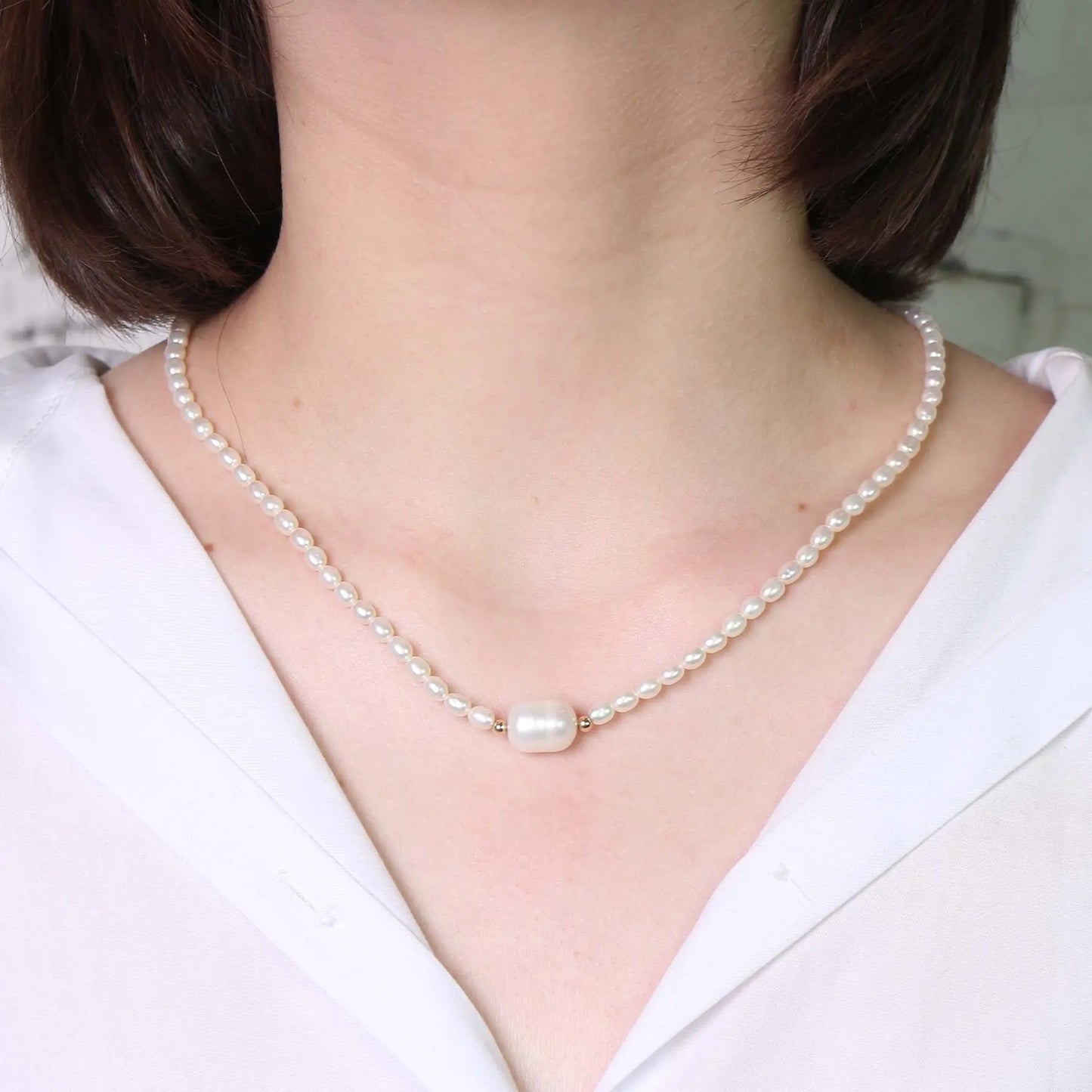 Priscilla Pearl Necklace Jewelmak Shop
