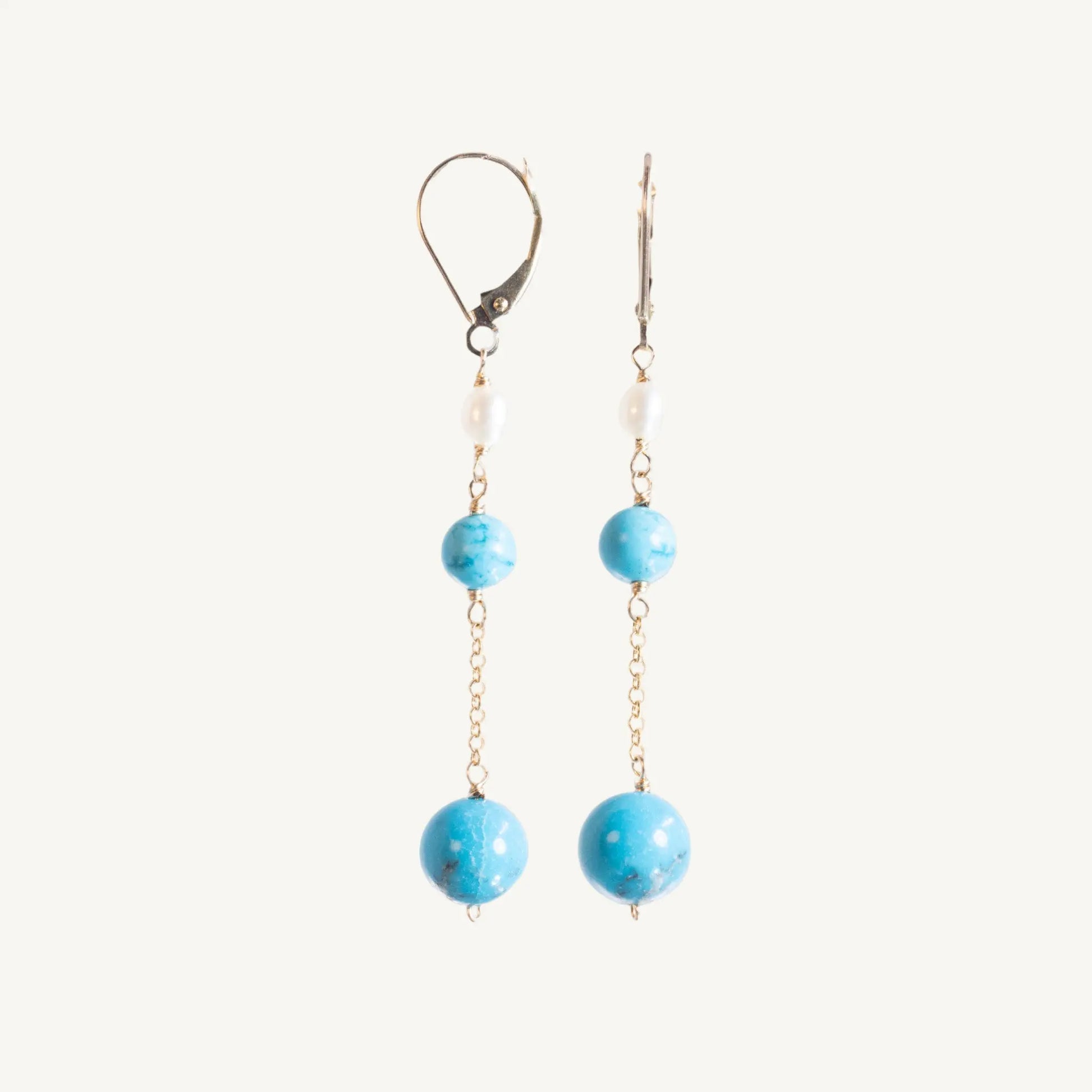 Ramira Turquoise Earrings Jewelmak Shop